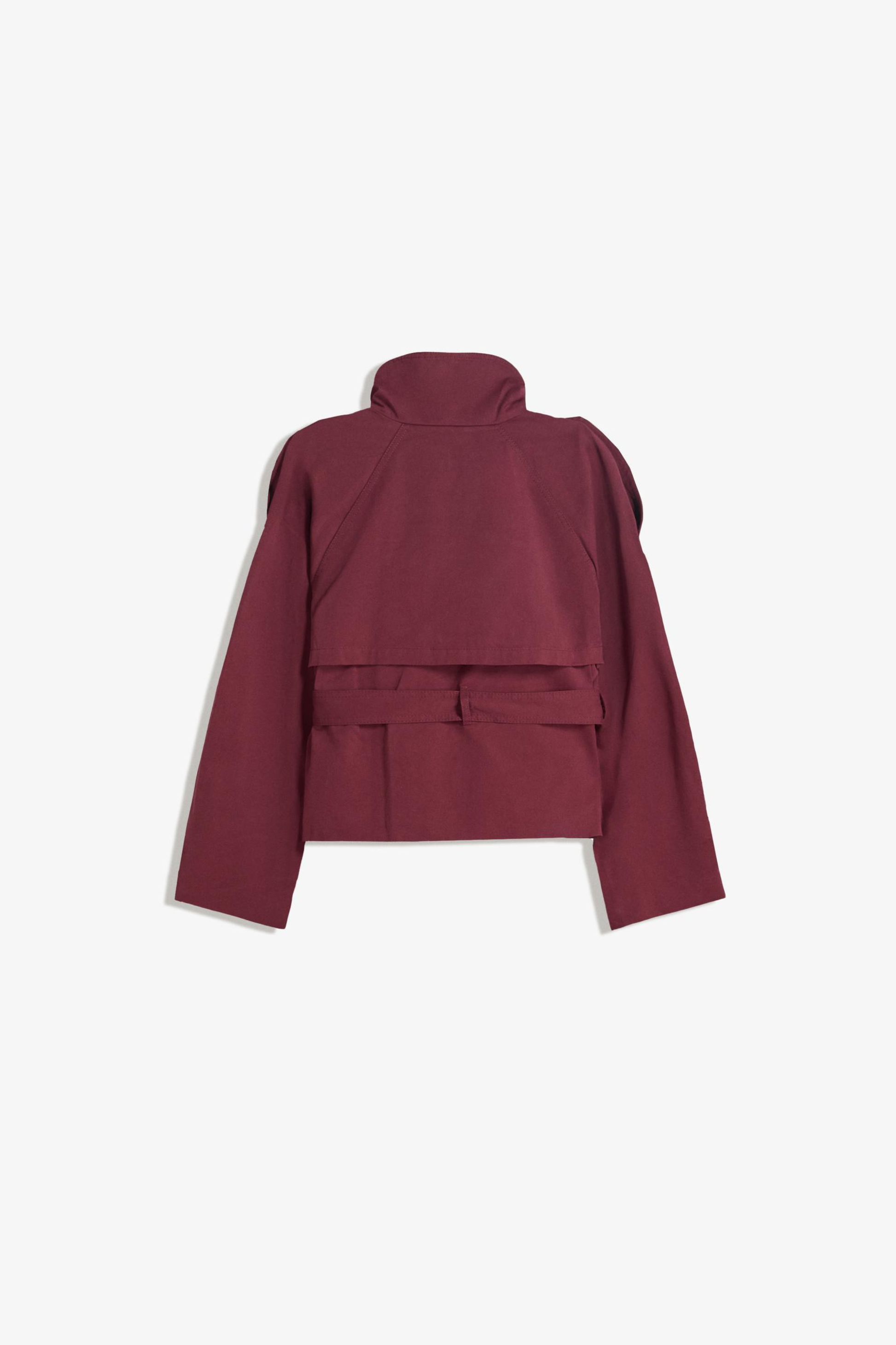 Women’s Trench Coat – Short Belted Double-Breasted Jacket - Sofia Maris