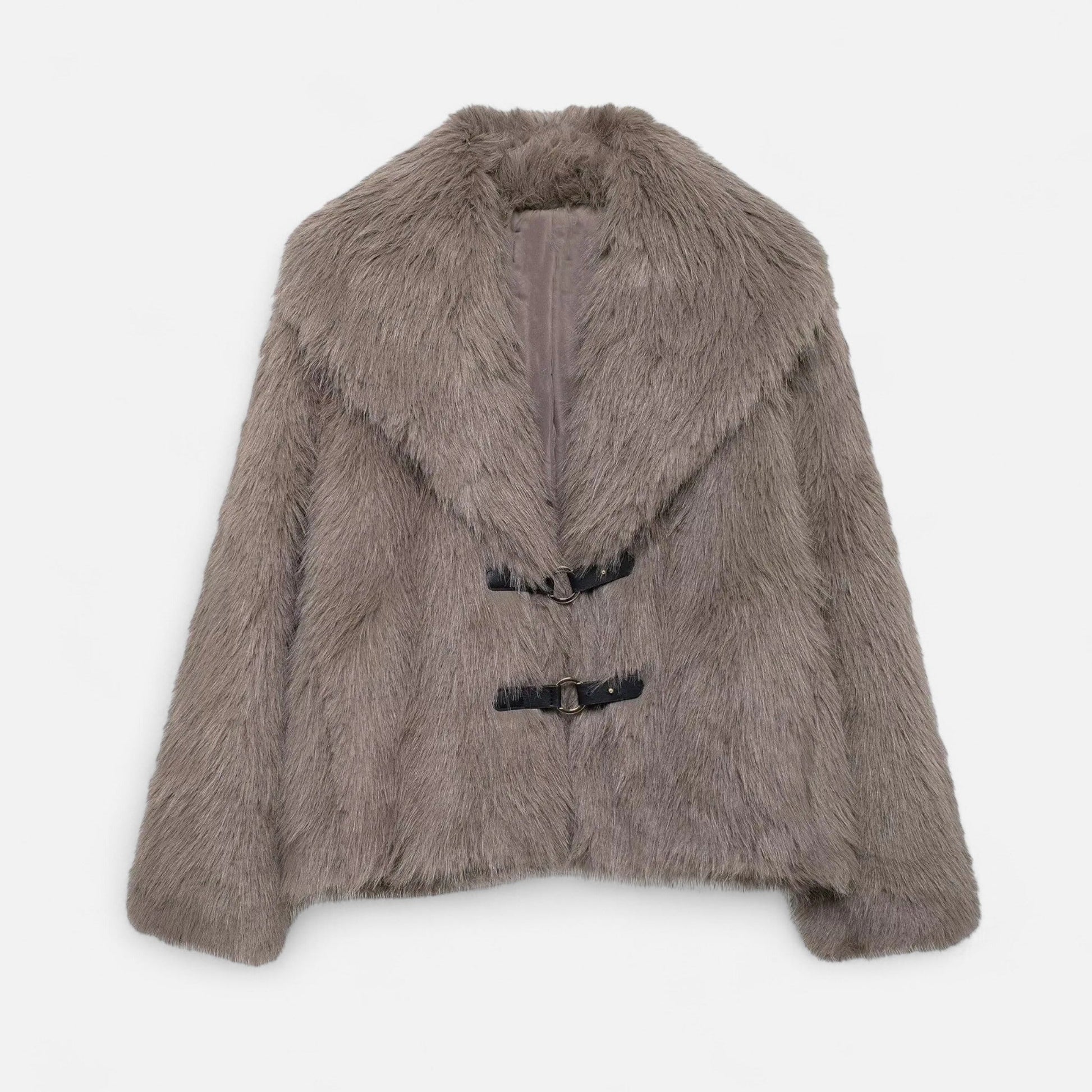 Sofia Maris | Women’s Faux Fur Coat – Winter Street Elegance
