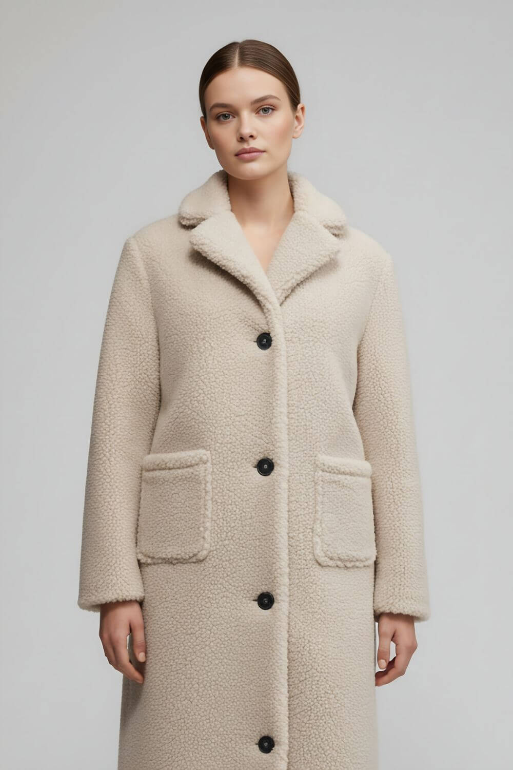 Women’s Long Coat – Classic Elegance for Cold Seasons - Sofia Maris