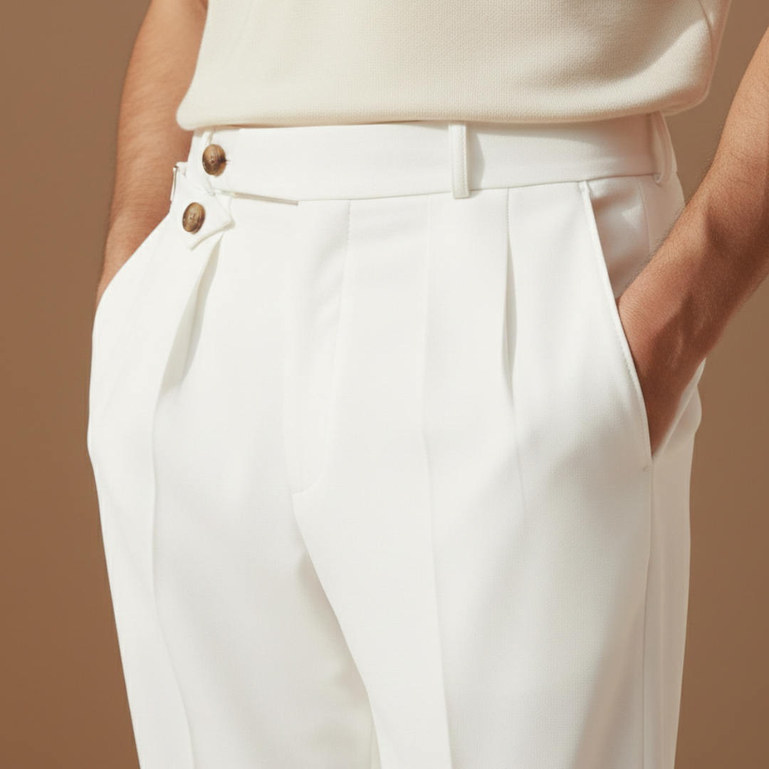 Men’s High Waist Premium Trousers