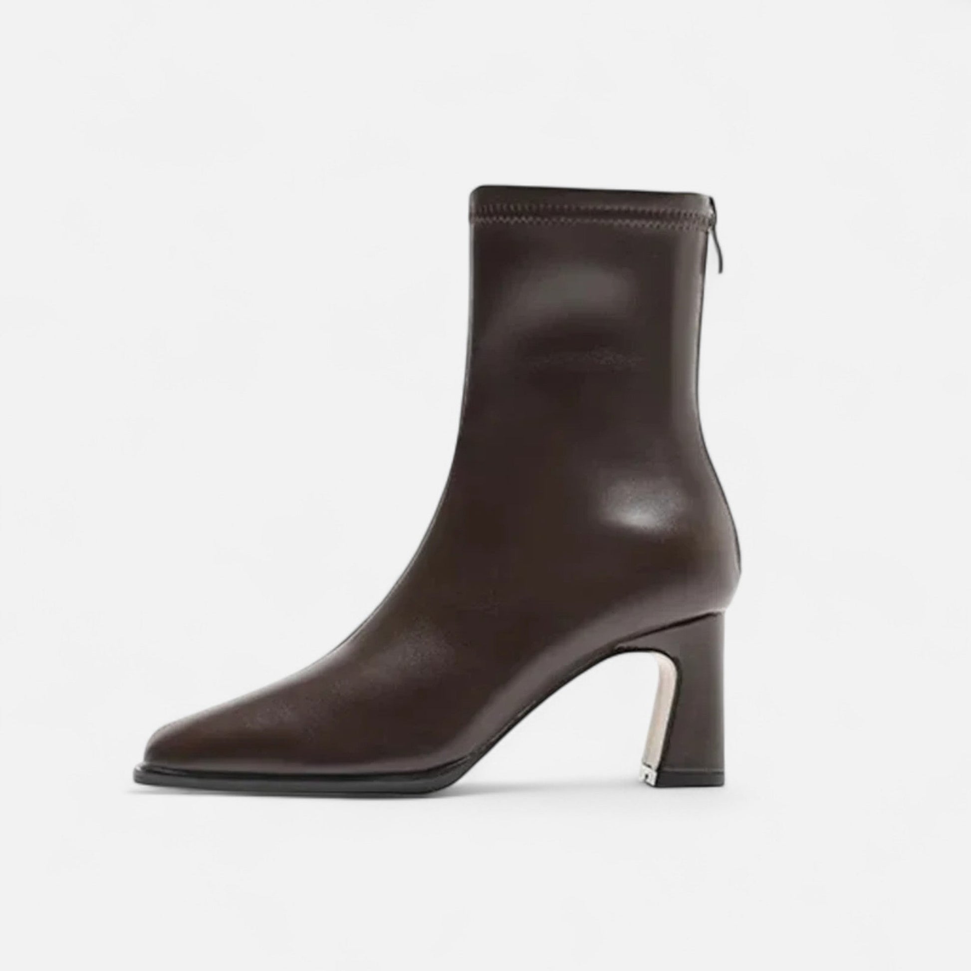 The Sofia Women’s Vintage Square-Toe Ankle Boots - Sofia Maris