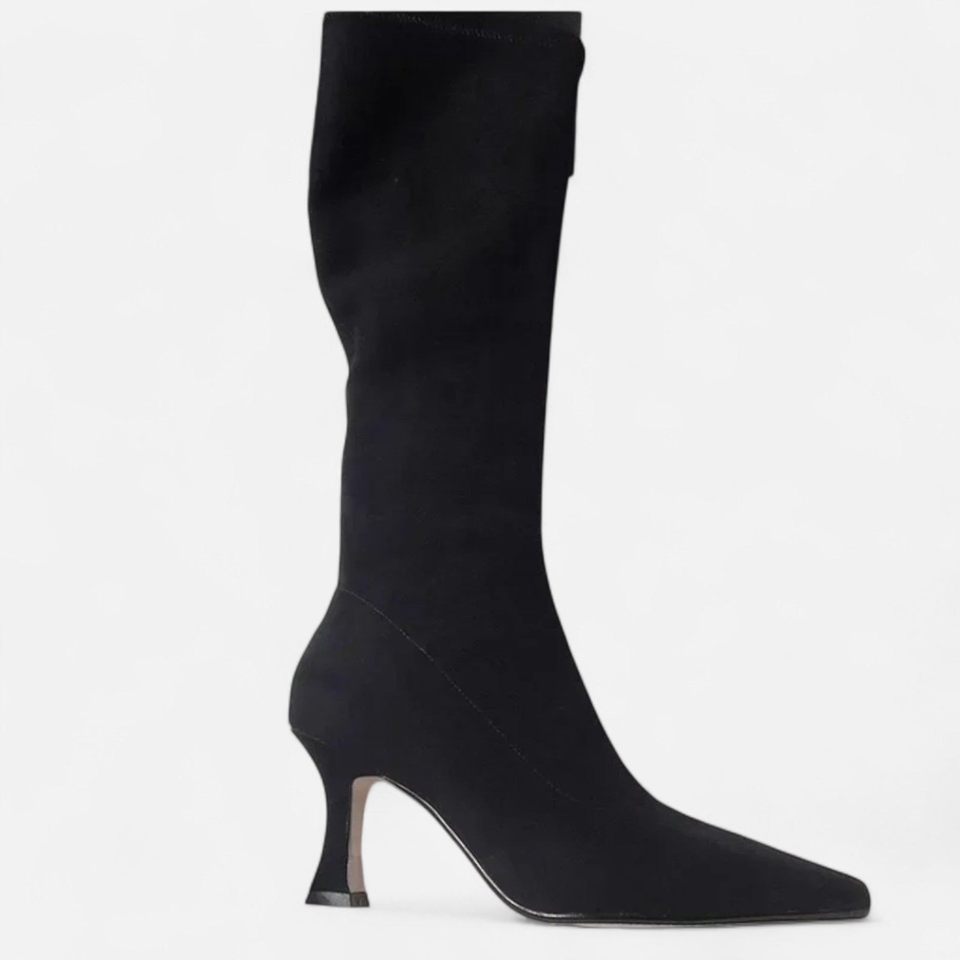 The Sofia Women’s Suede Thigh-High Heeled Boots - Sofia Maris