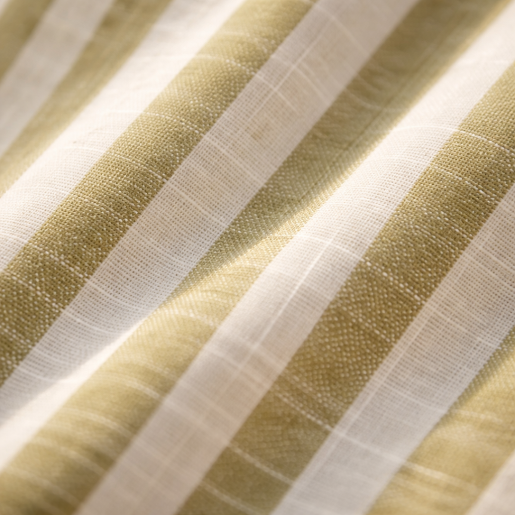 Men’s Cotton Striped Collared Shirt