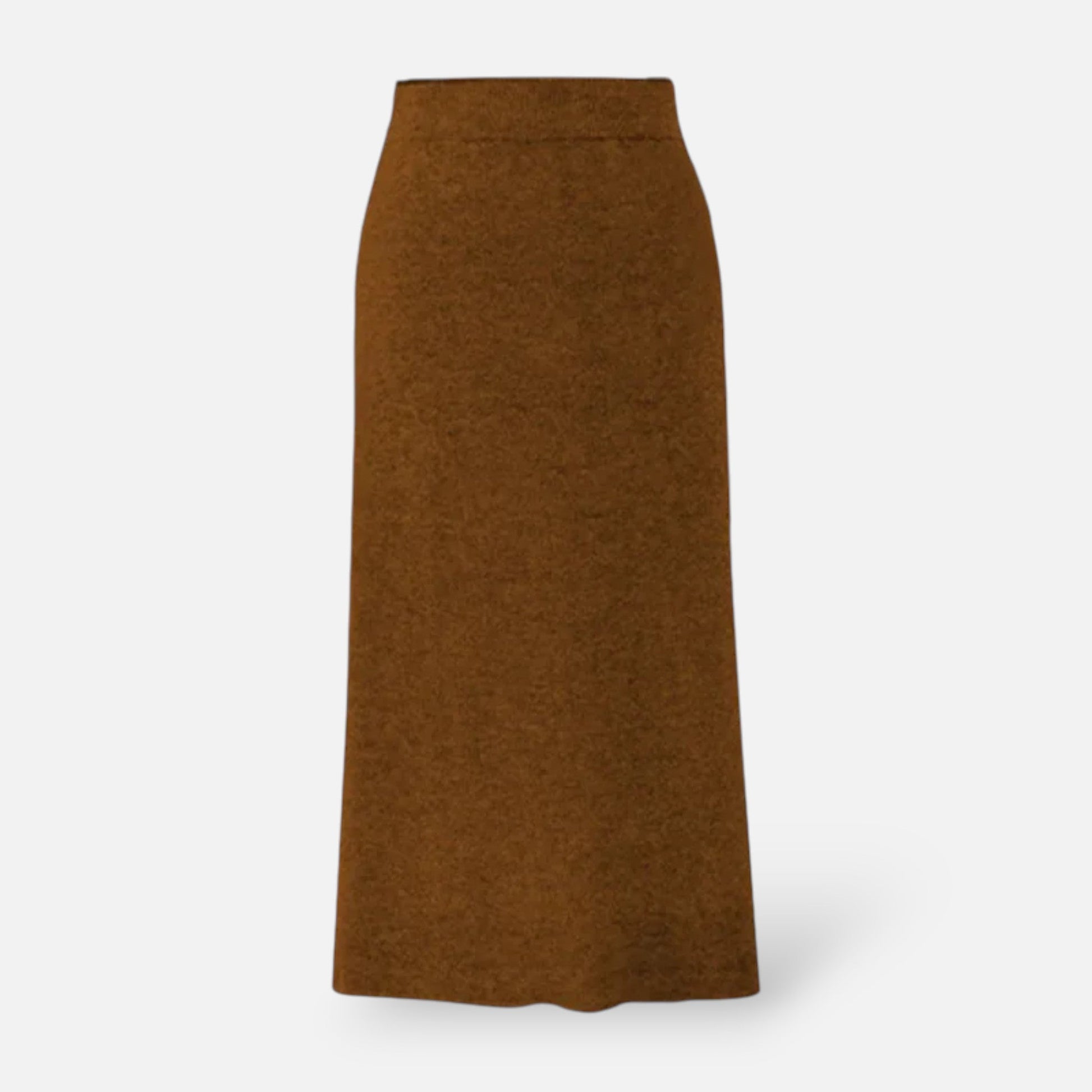 Sofia Maris Women’s Wool A-Line Split Midi Skirt - Sofia Maris