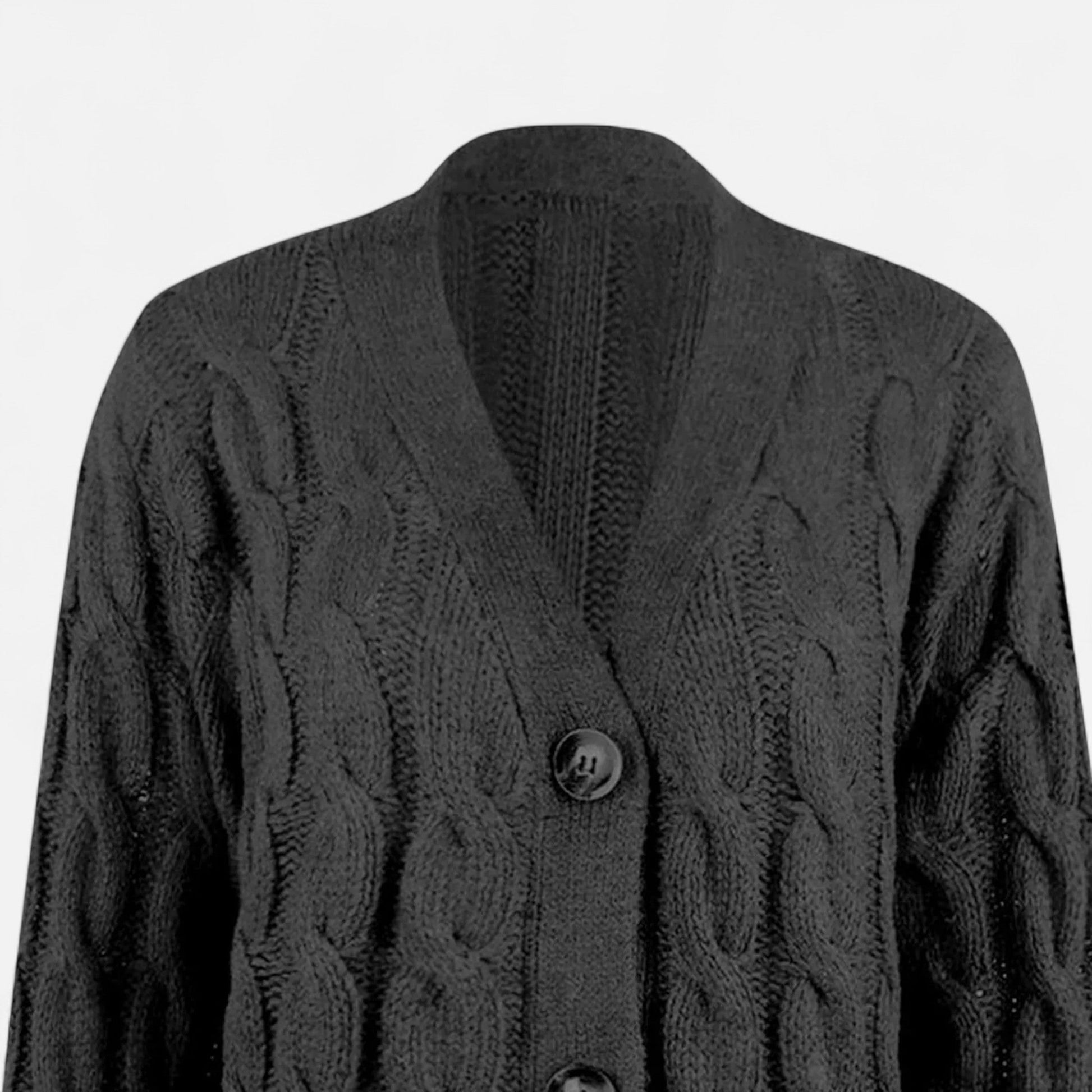 Women’s Long Knit Cardigan Vest – Autumn Elegance - Sofia Maris