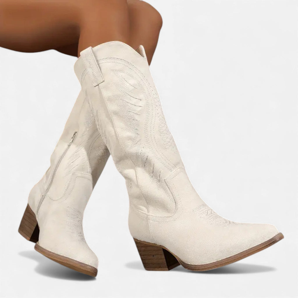 Sofia Maris | Women’s Embroidered Cowboy Boots – Western Chic Elegance