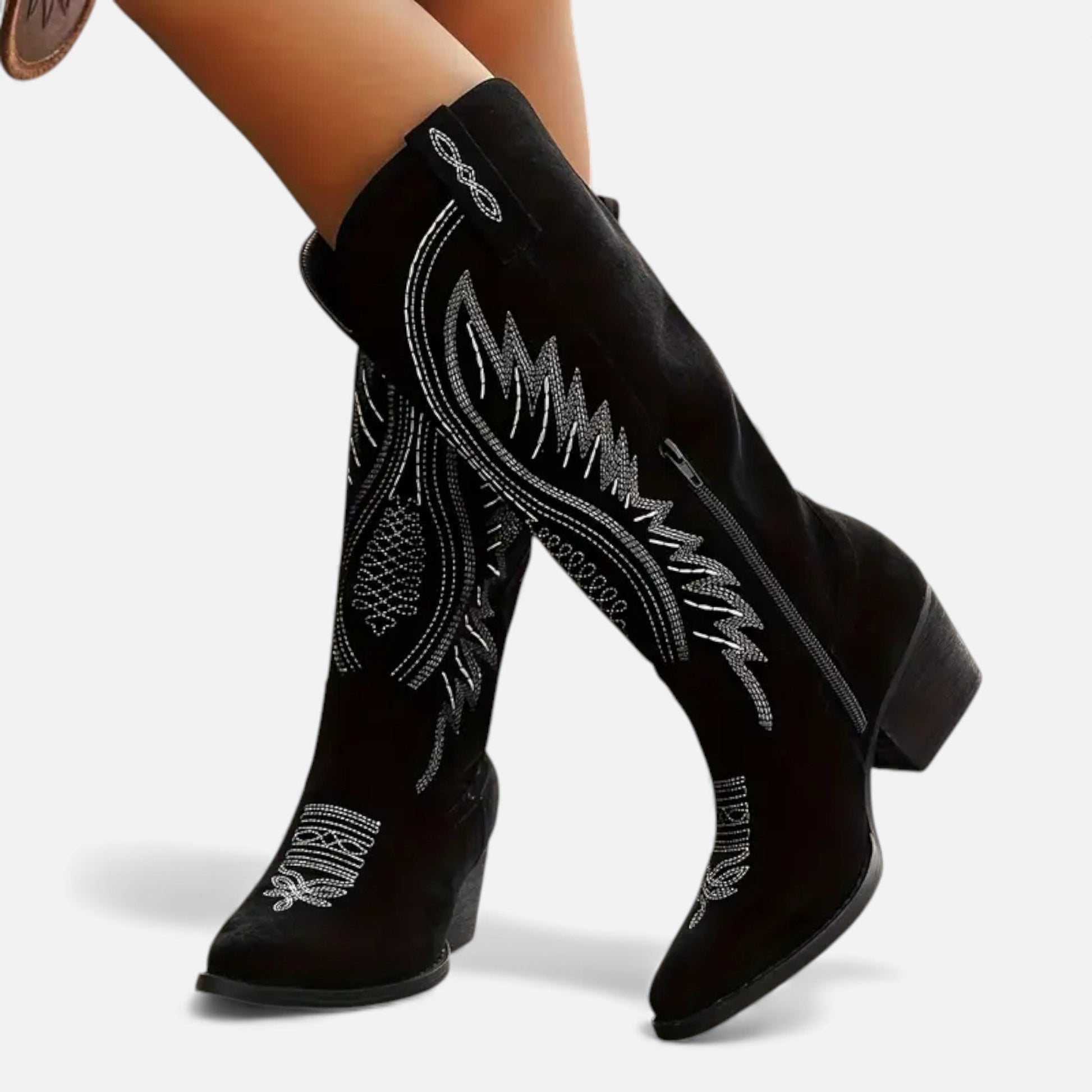 Sofia Maris | Women’s Embroidered Cowboy Boots – Western Chic Elegance