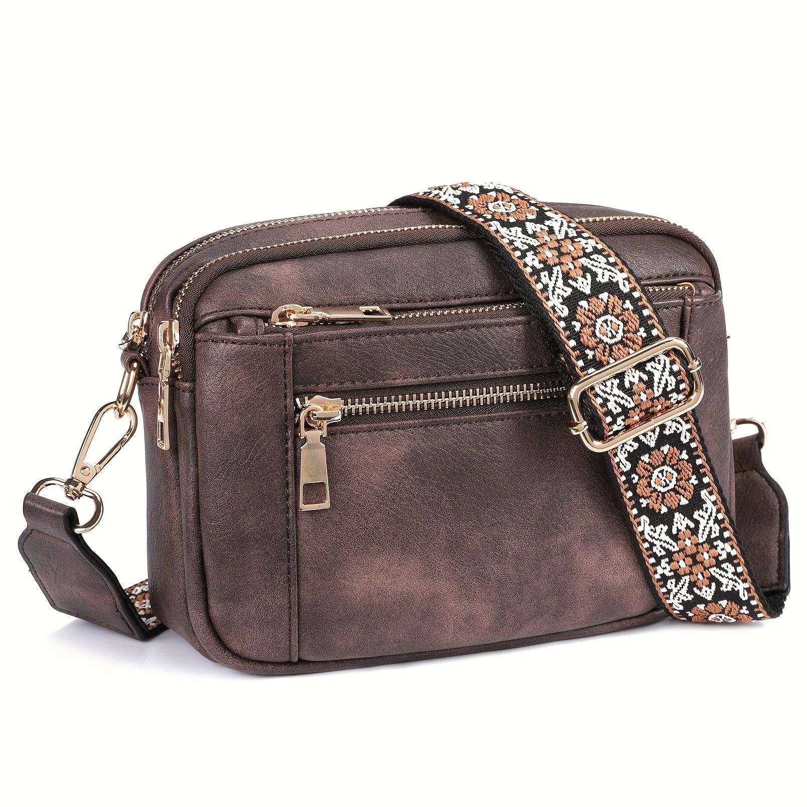 Sloane Crossbody Vegan Leather Bag