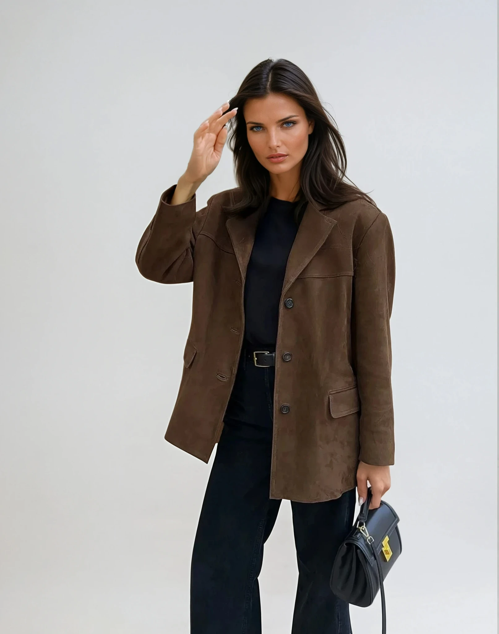Sofia Maris Women's Banbury Faux Suede Blazer