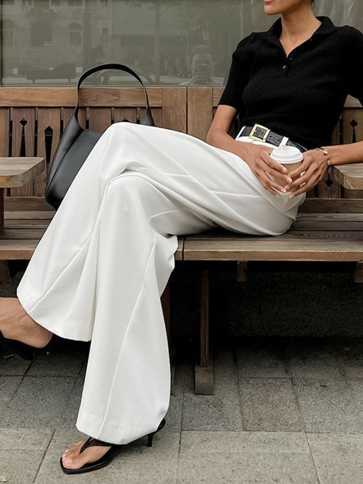 Elegant Wide Trousers for Women - Sofia Maris