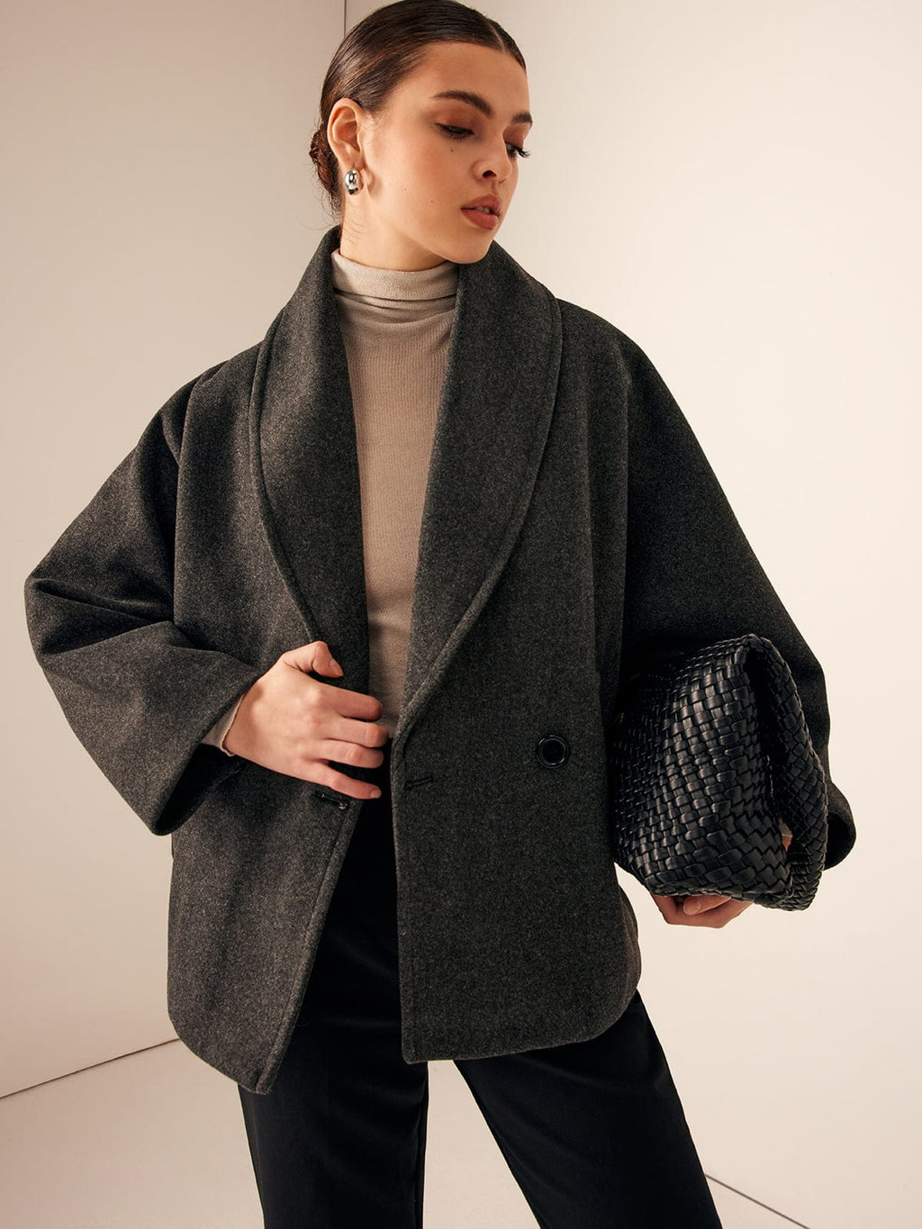 Helena - Women's Oversized Wool Blend Coat