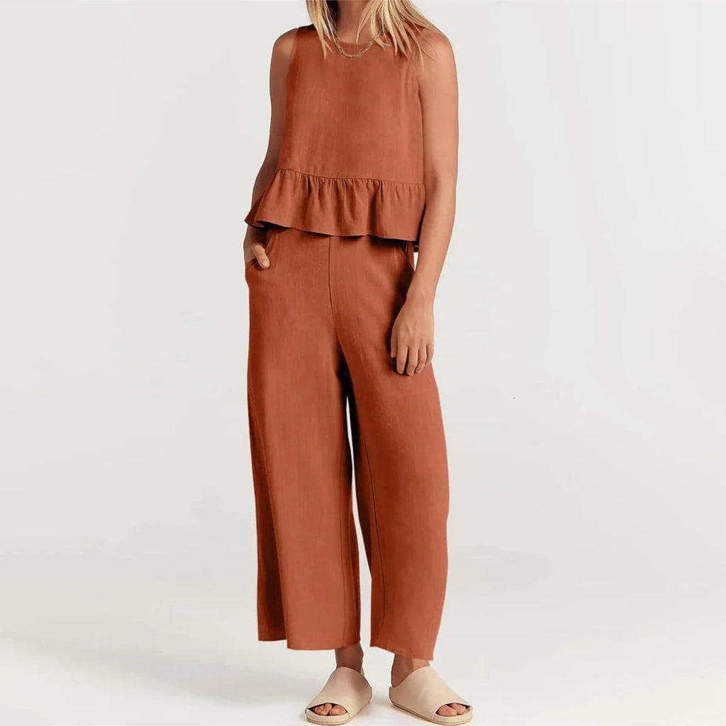 Rosanne - Two-Piece Jumpsuit Dress Stylish and Versatile