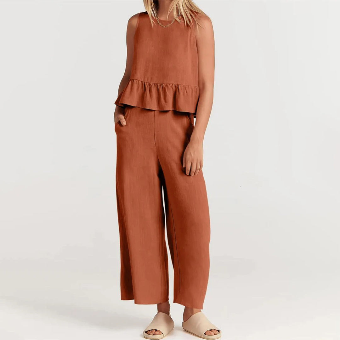 Rosanne - Two-Piece Jumpsuit Dress Stylish and Versatile