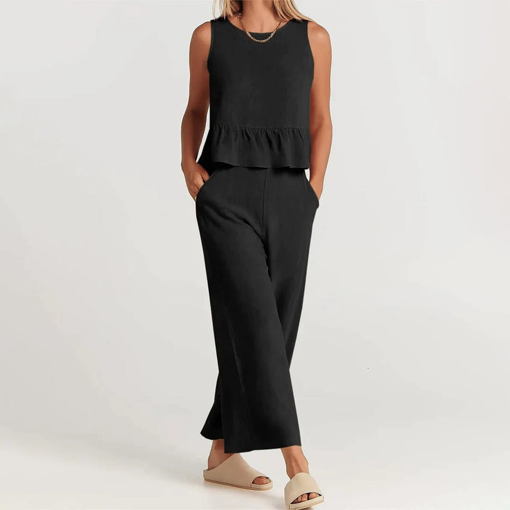 Rosanne - Two-Piece Jumpsuit Dress Stylish and Versatile
