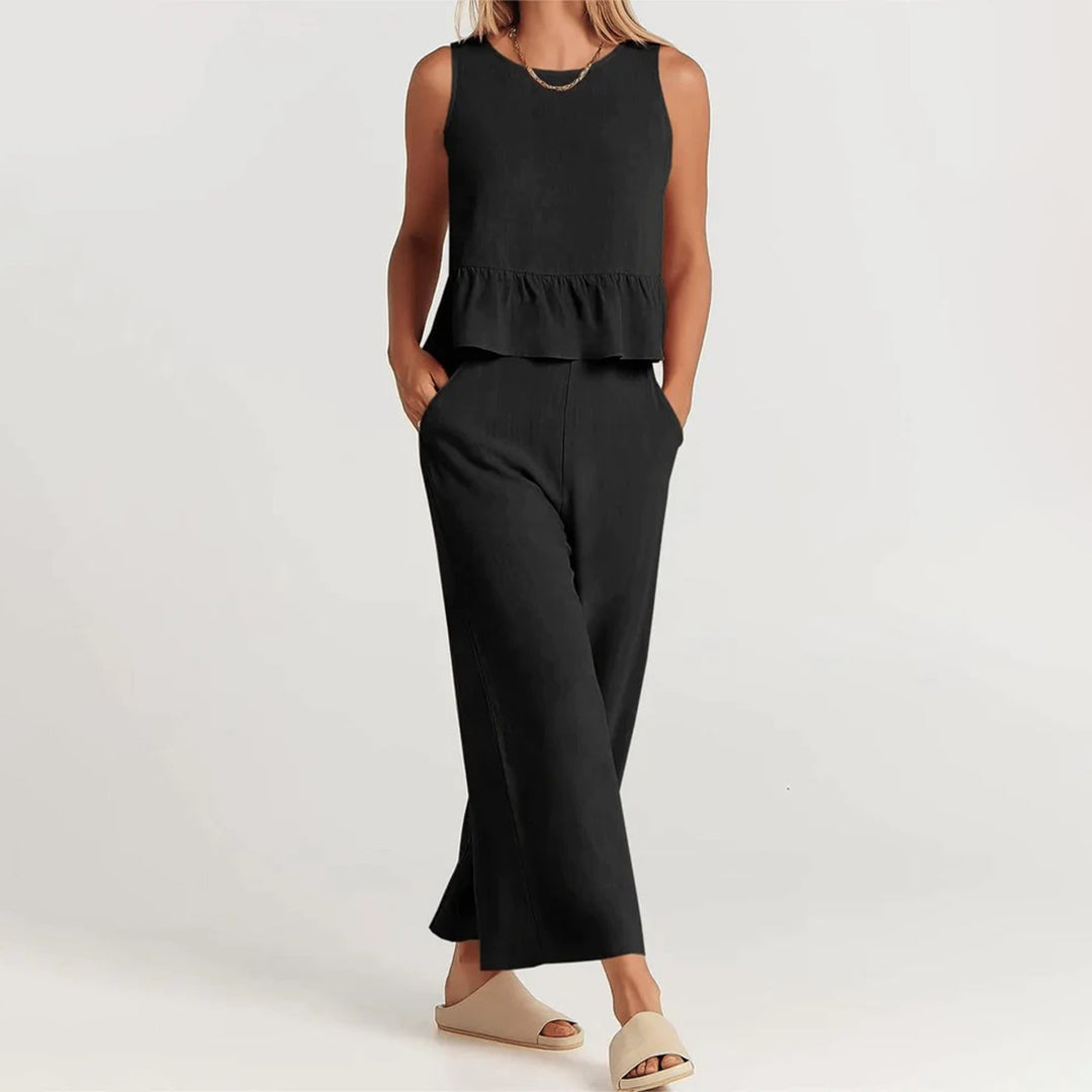 Rosanne - Two-Piece Jumpsuit Dress Stylish and Versatile