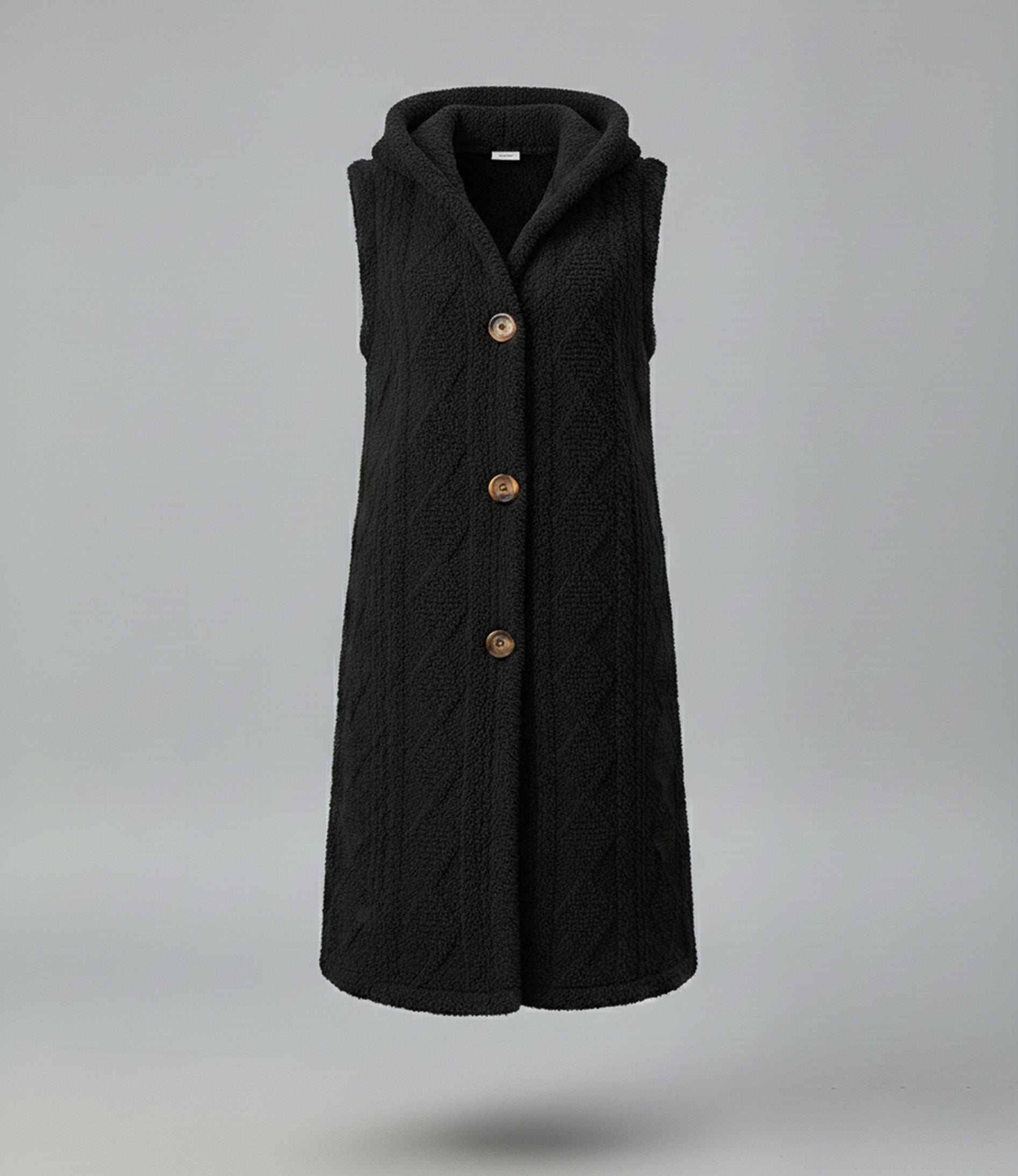 Sofia Maris Women’s Hooded Vest Coat – Elegant All-Season Layering - Sofia Maris