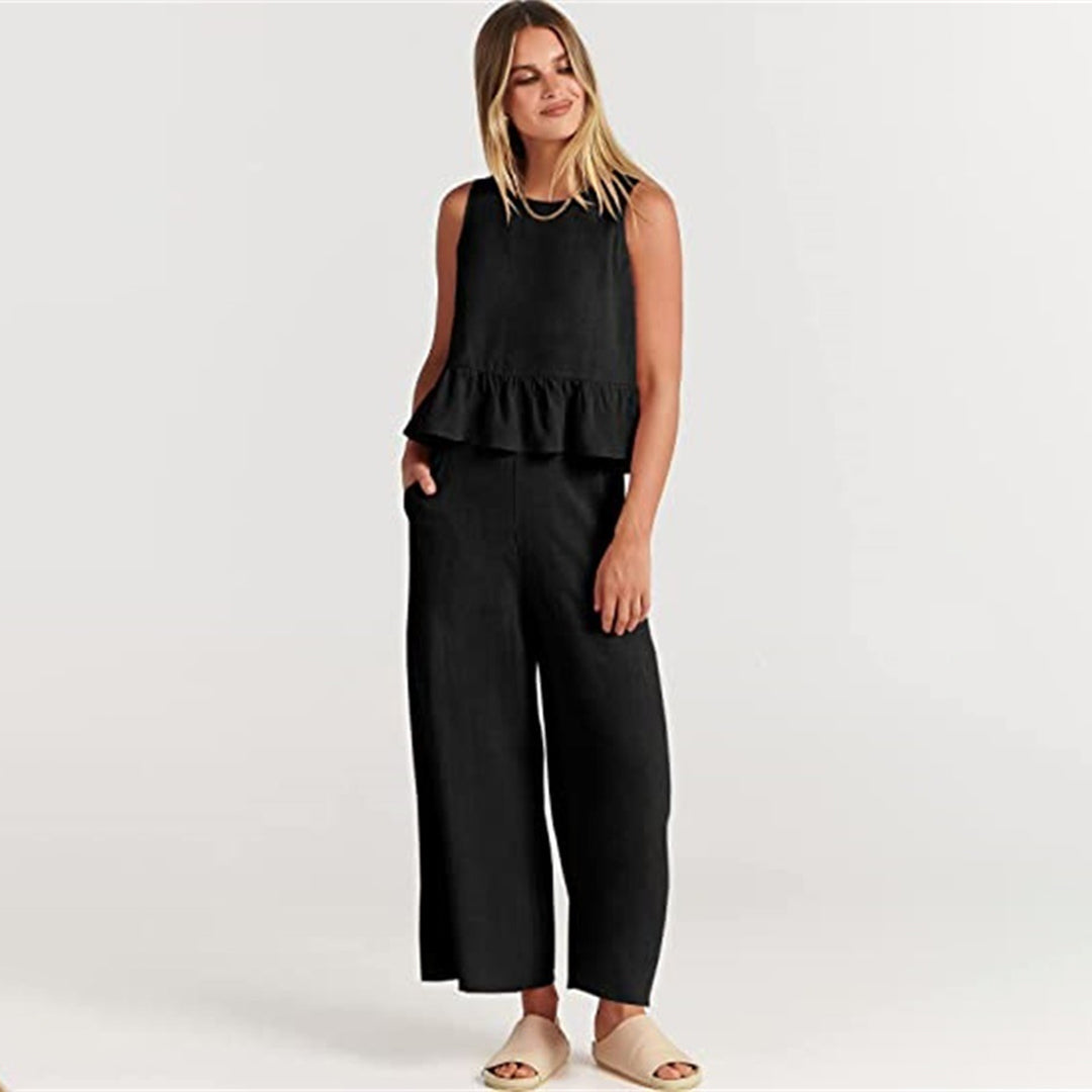 Rosanne - Two-Piece Jumpsuit Dress Stylish and Versatile
