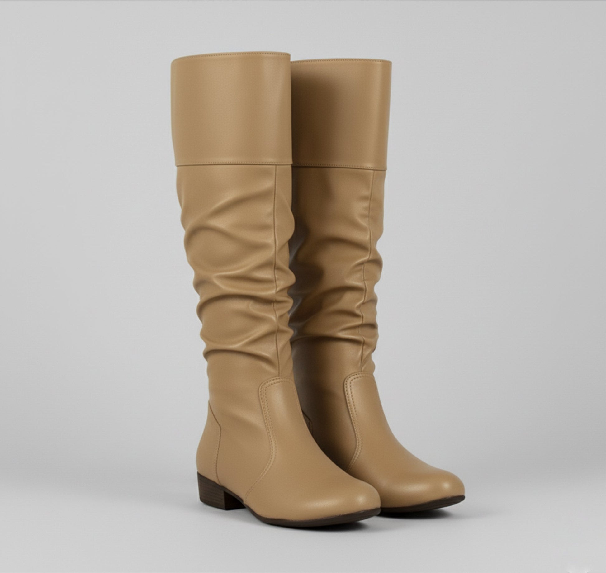 Sofia Maris Women’s Slouchy Knee-High Boots – Effortless Luxe Comfort - Sofia Maris