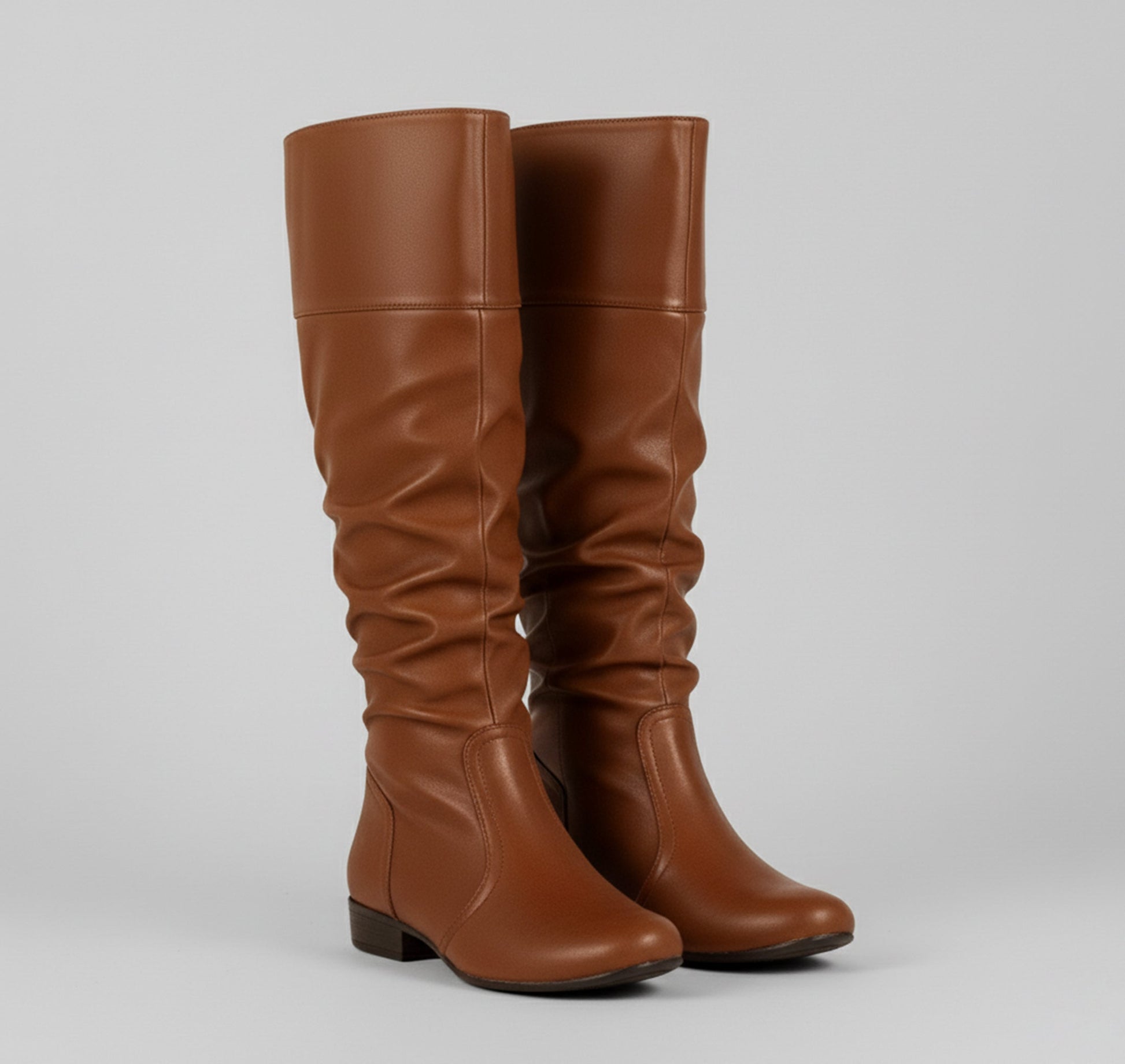 Sofia Maris Women’s Slouchy Knee-High Boots – Effortless Luxe Comfort - Sofia Maris