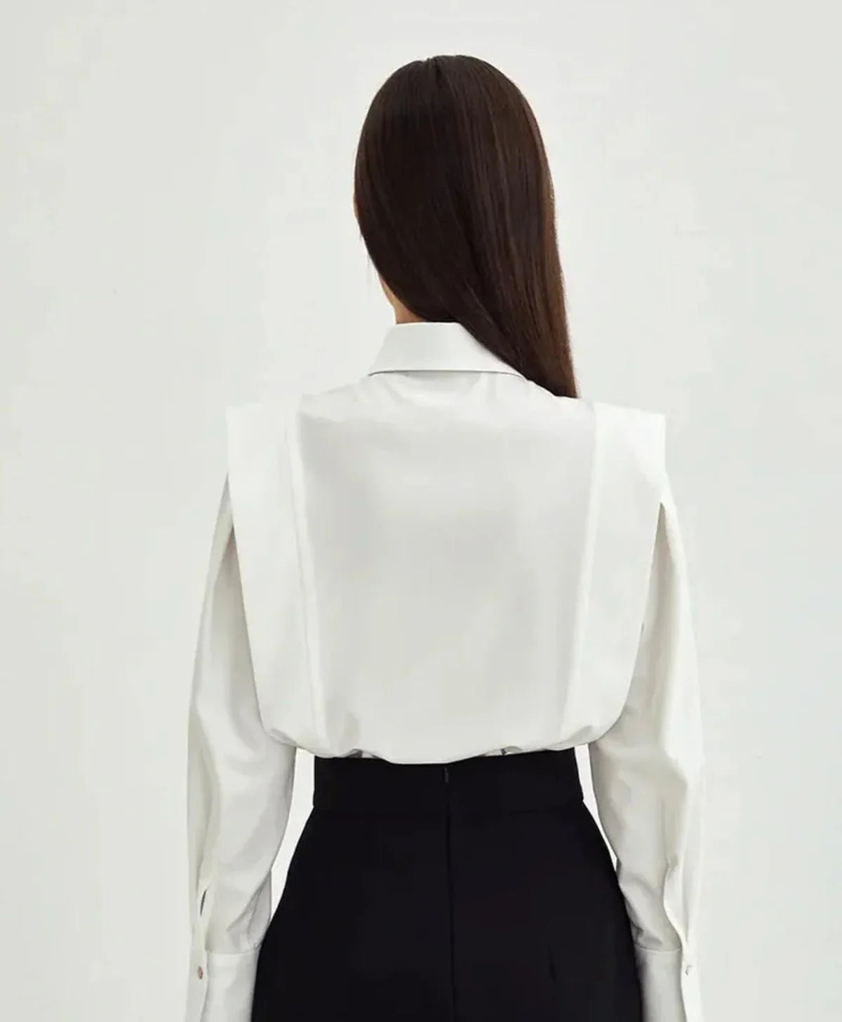 Sofia Maris Classic White Oxford Shirt