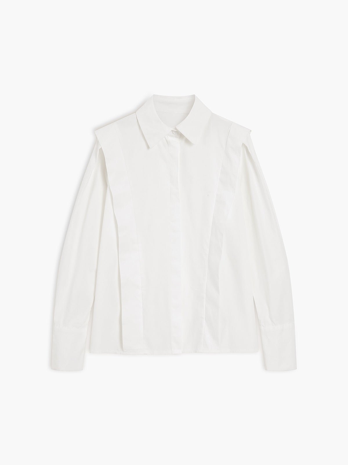 Sofia Maris Classic White Oxford Shirt