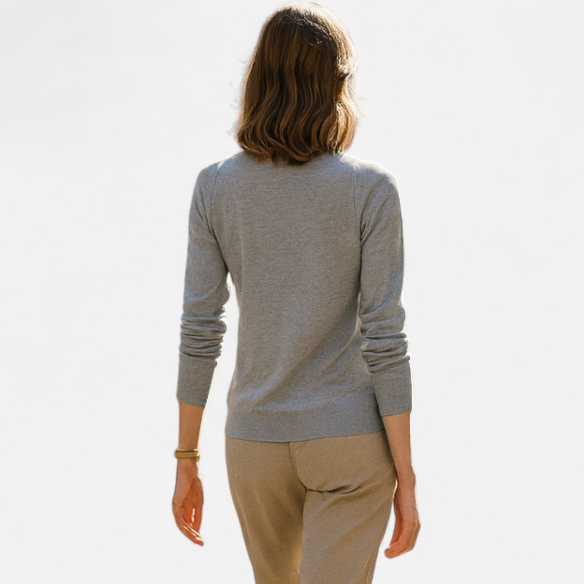Women’s Merino Wool Crewneck Sweater - Sofia Maris