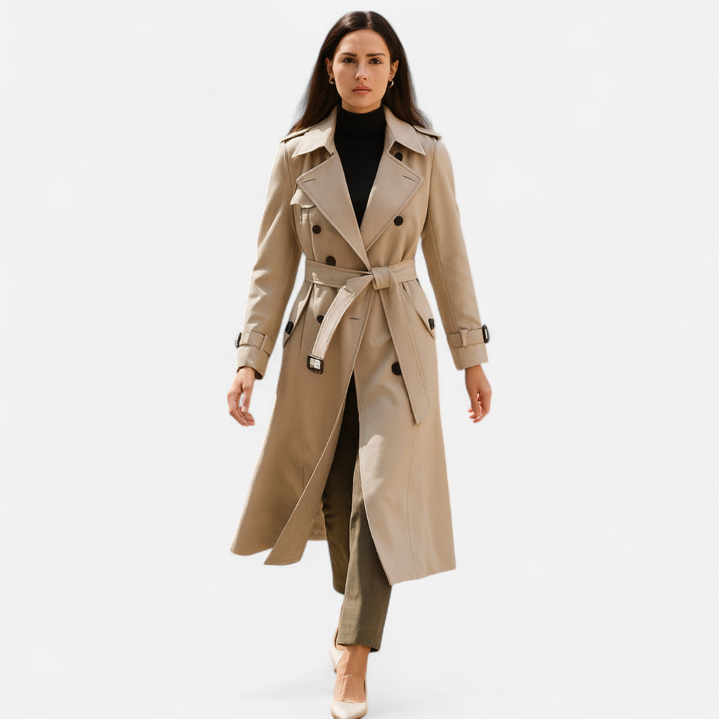 Women’s Classic Over-Knee Coat - Sofia Maris