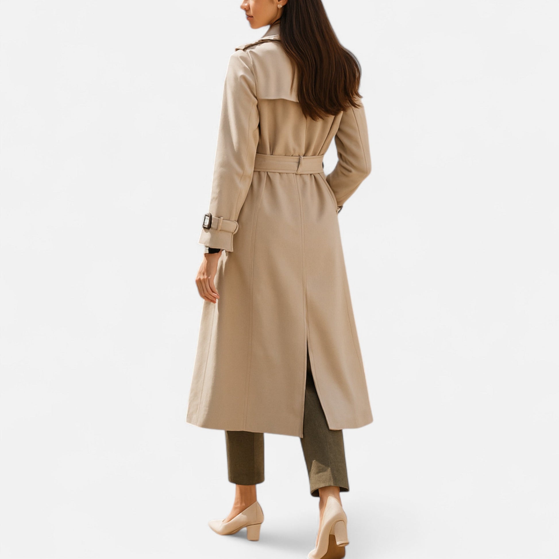 Women’s Classic Over-Knee Coat - Sofia Maris