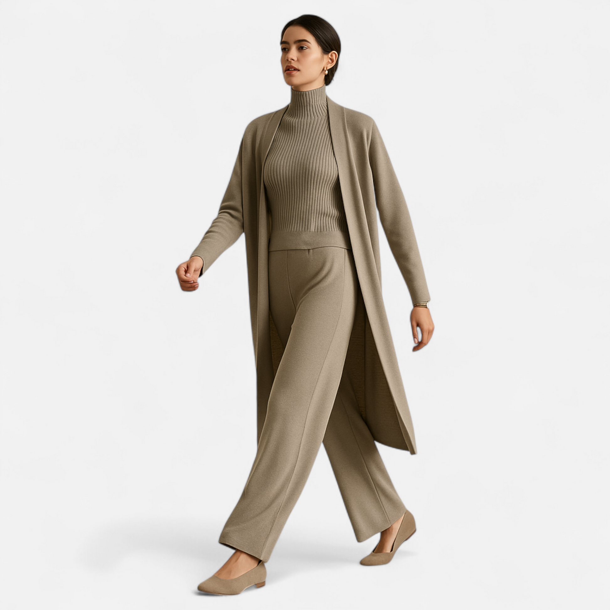 Women’s Knitted 3-Piece Cardigan Set - Sofia Maris