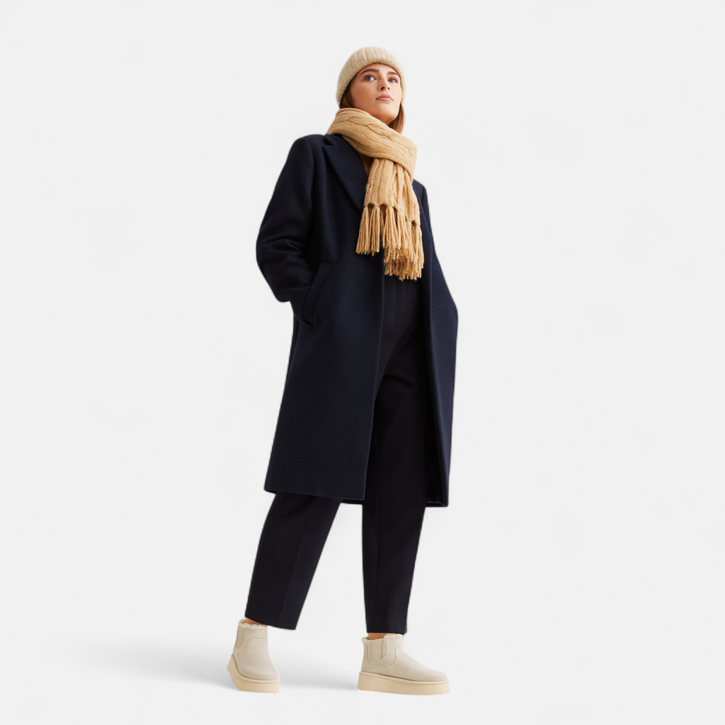 Women’s Short Plush Platform Ankle Boots - Sofia Maris