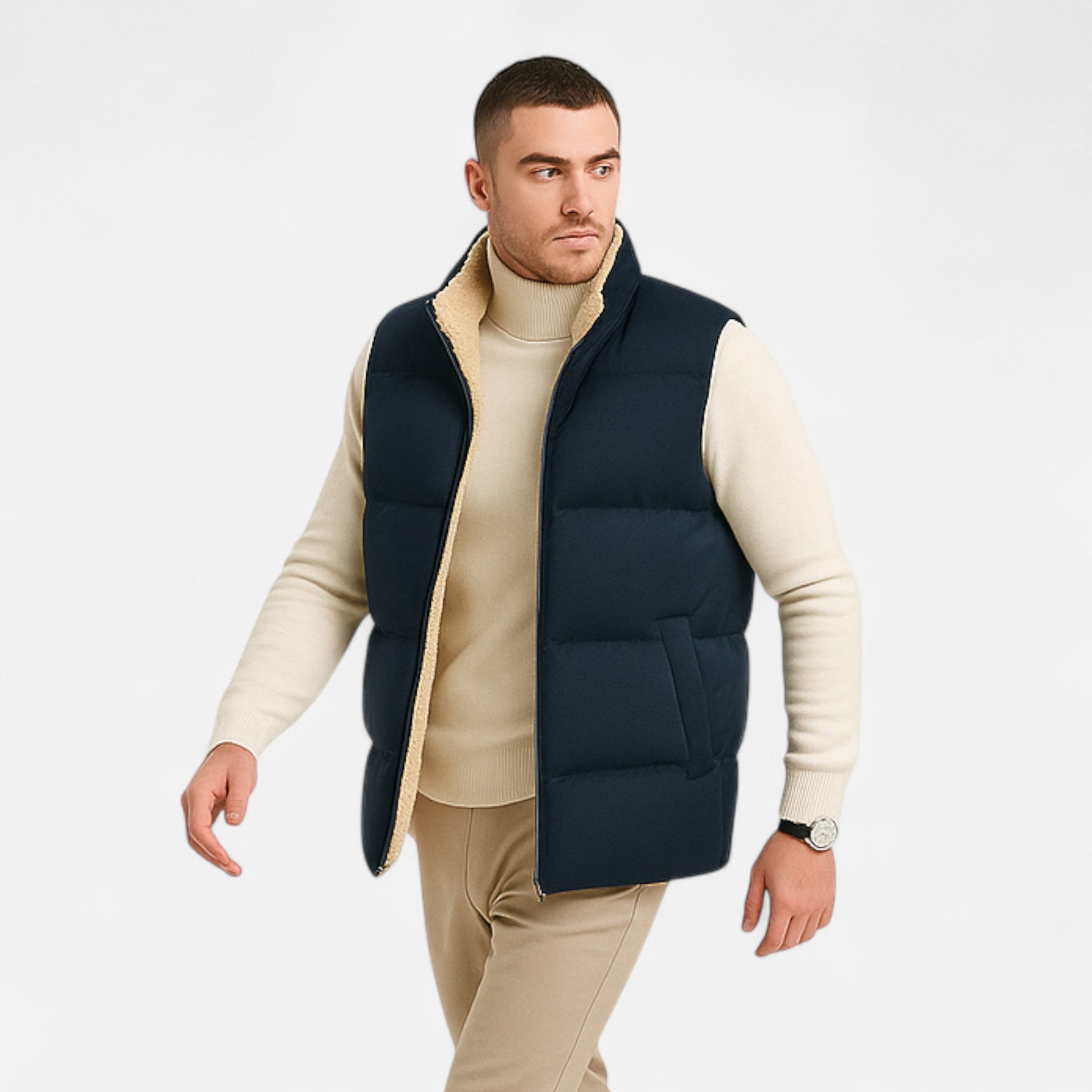 Men’s Lamb Wool Winter Vest