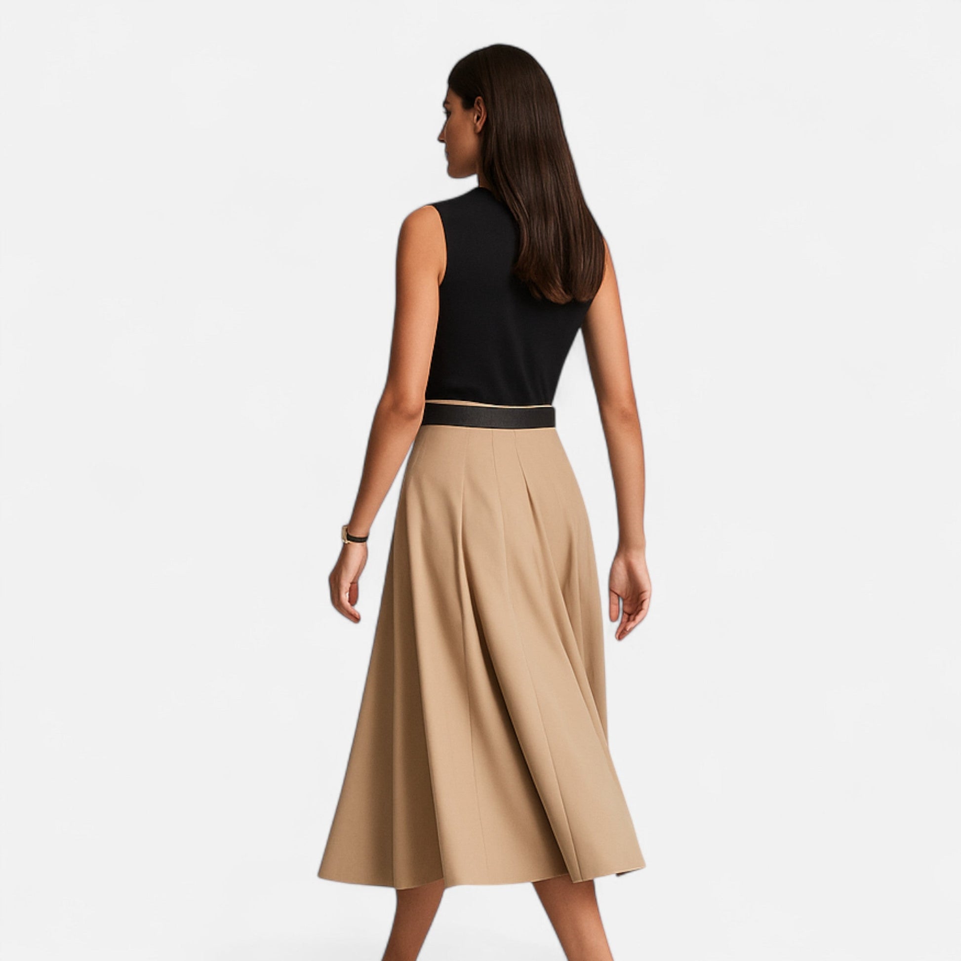 Sofia Maris | Women’s Pleated Knitted Midi Dress