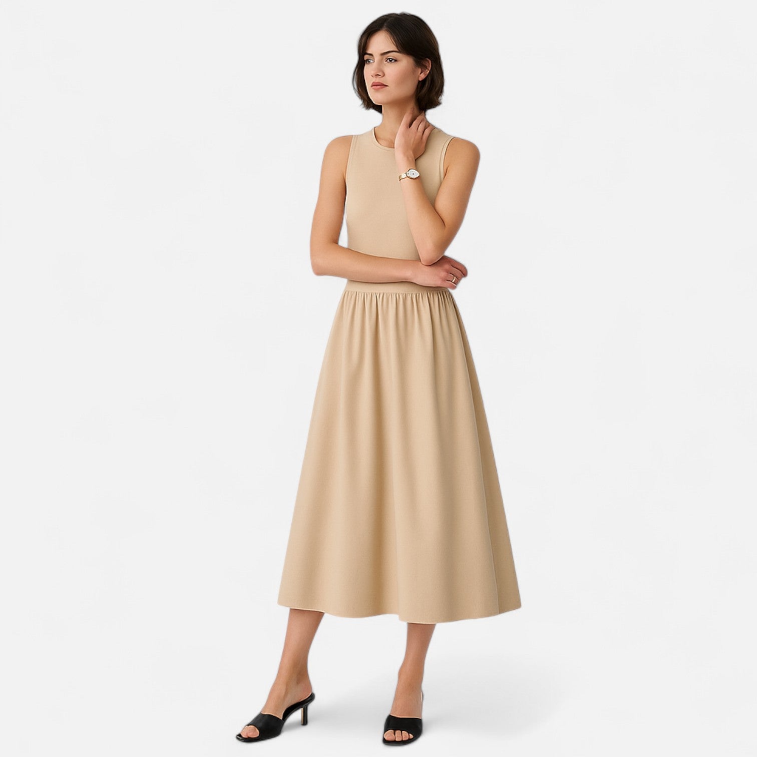 Sofia Maris Women’s Heritage Belted Day Dress - Sofia Maris