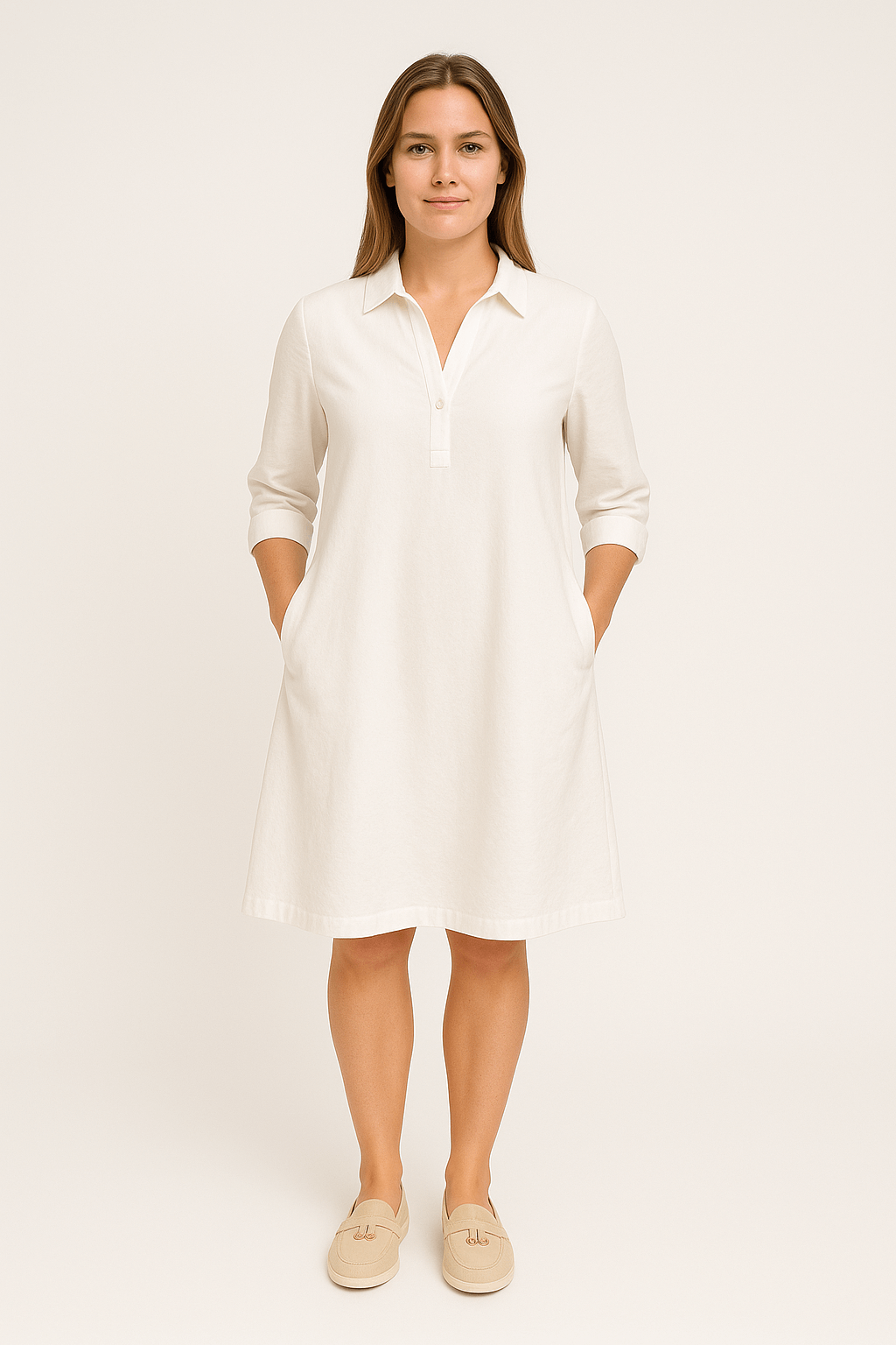 Sofia Maris | Women's Soft Leather Retro Slip-On Shoes – Chunky Sole Comfort