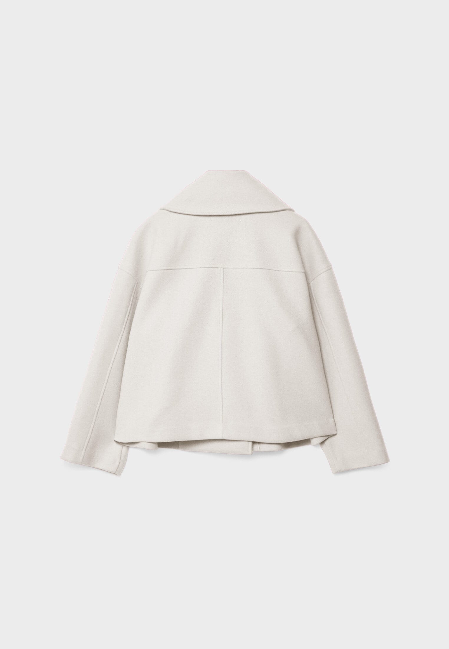 Women's Cropped Jacket - Double Breasted with Notch Lapel - Sofia Maris
