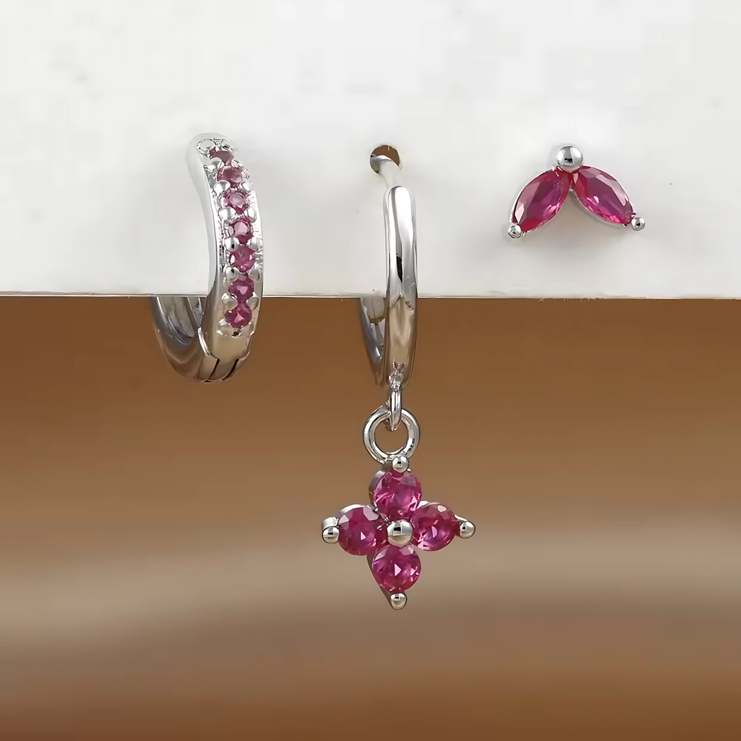 Hazel - Olivia Piercing Set – Effortless Edge, All-Day Comfort