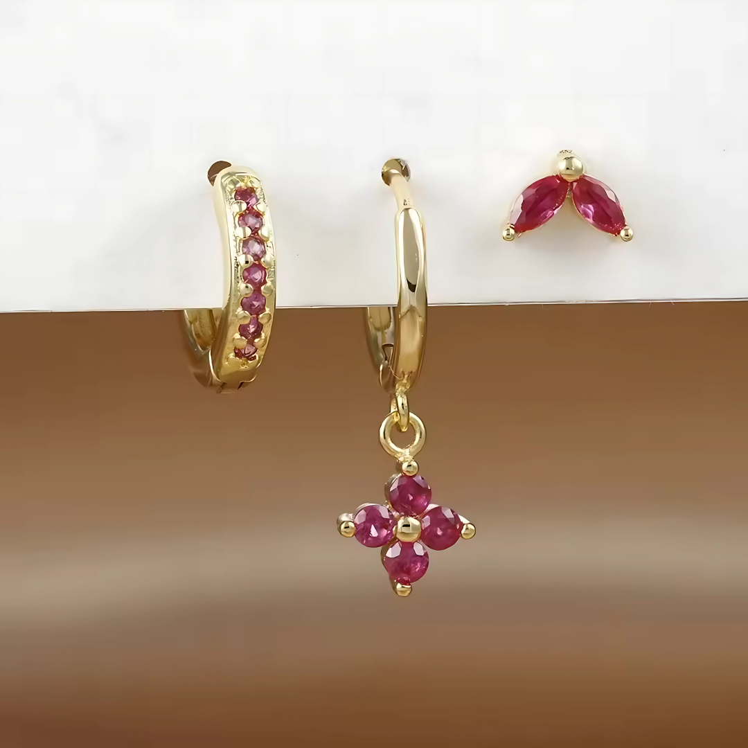 Hazel - Olivia Piercing Set – Effortless Edge, All-Day Comfort