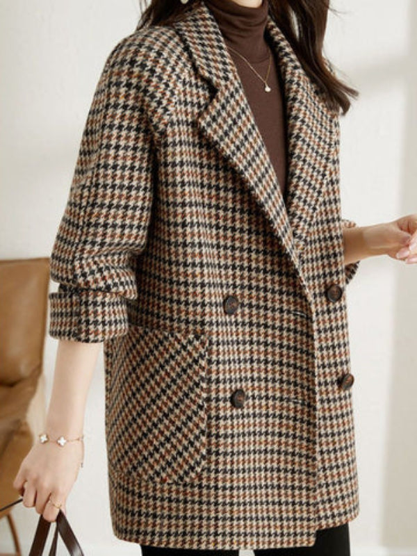 Fiona – Women's Checkered Jacket