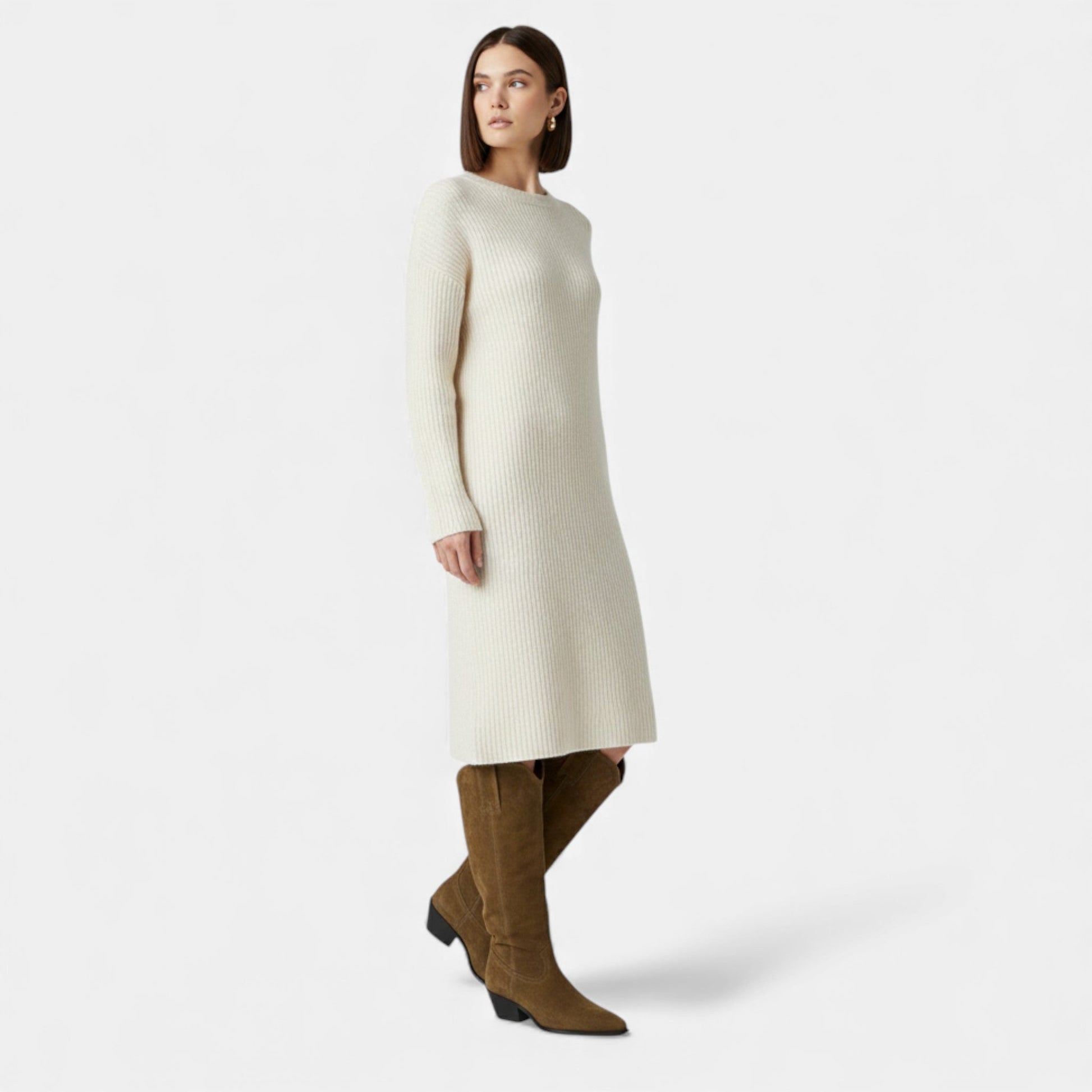 Sofia Maris | Women’s High Knee Cow Suede Autumn Winter Boots