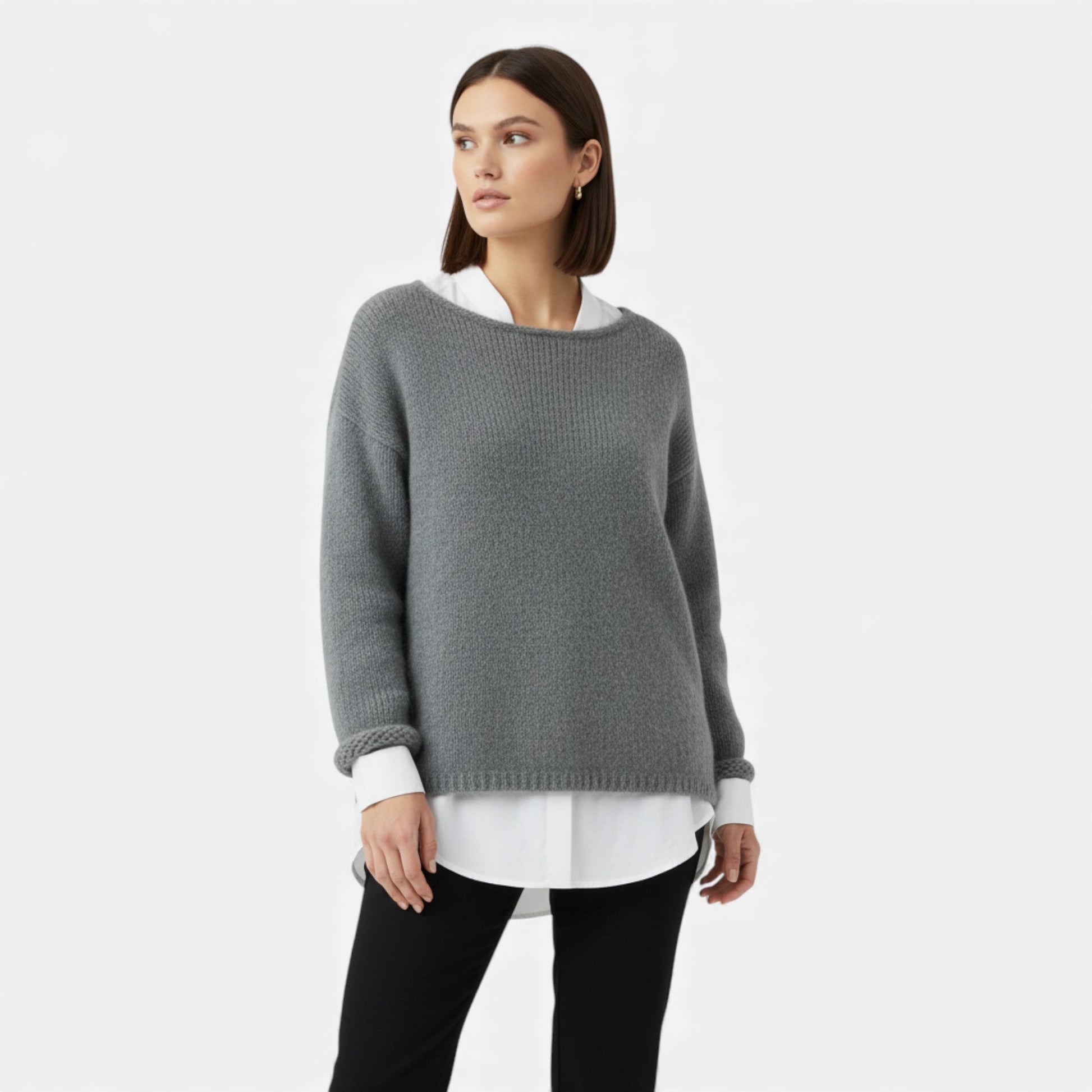 Sofia Maris | Women’s Off-Shoulder Knit Winter Sweater