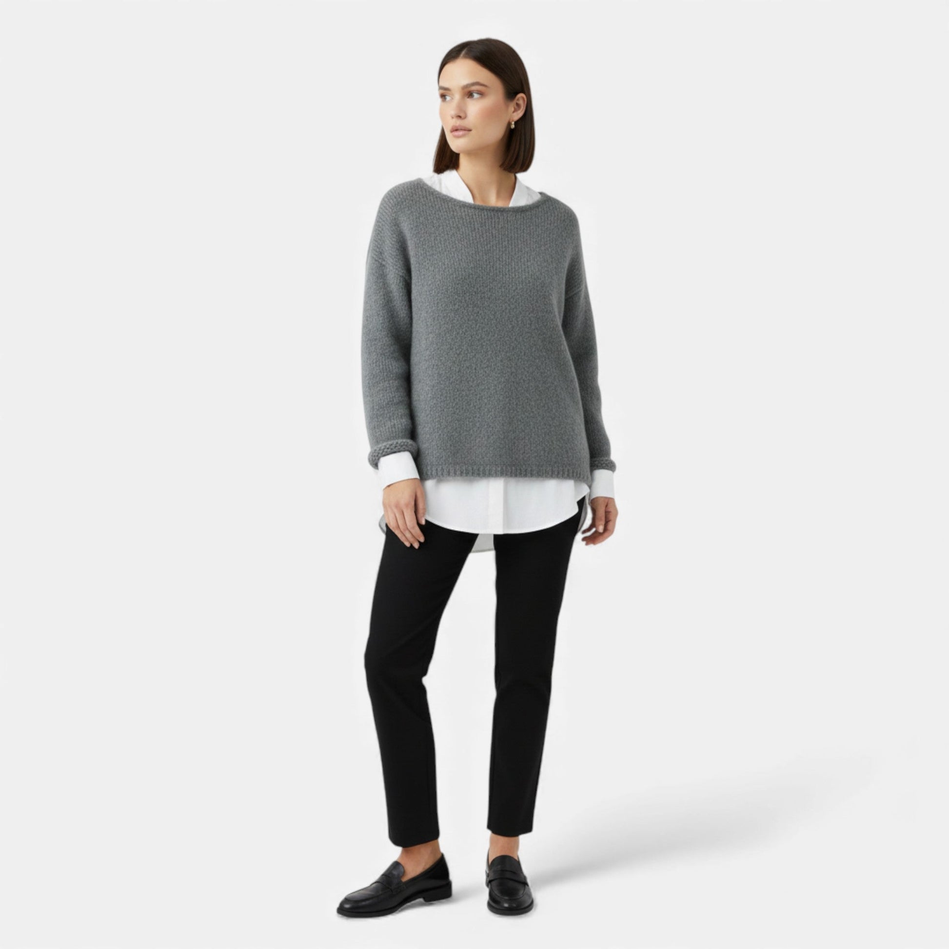 Sofia Maris | Women’s Off-Shoulder Knit Winter Sweater