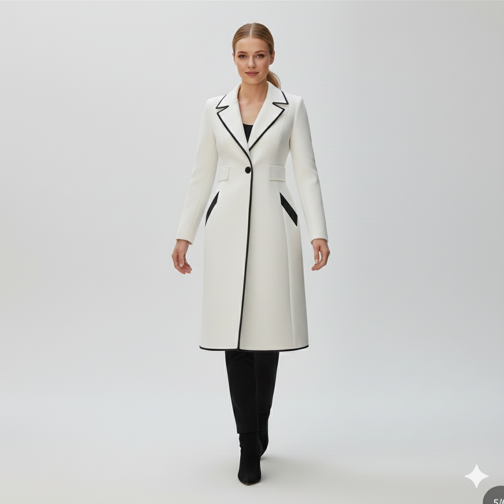 Sofia Maris | Women’s Suit Jacket – Spliced Elegant Cut