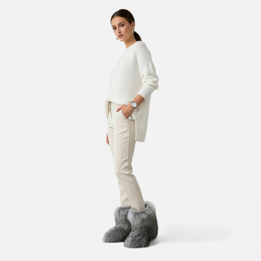 Sofia Maris Women’s Faux Fur Boots – Winter Luxe Comfort - Sofia Maris