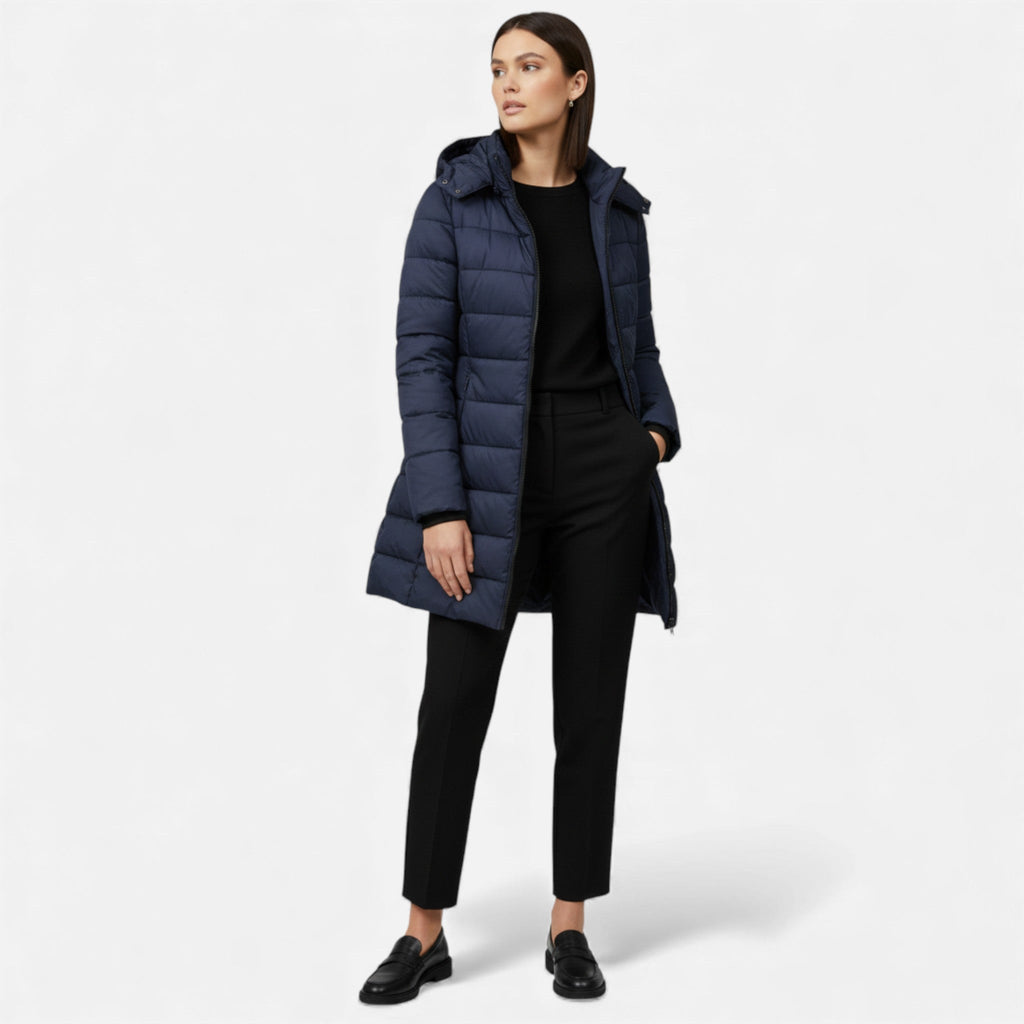 Sofia Maris | Women’s Quilted Cotton-Blend Autumn Winter Jacket