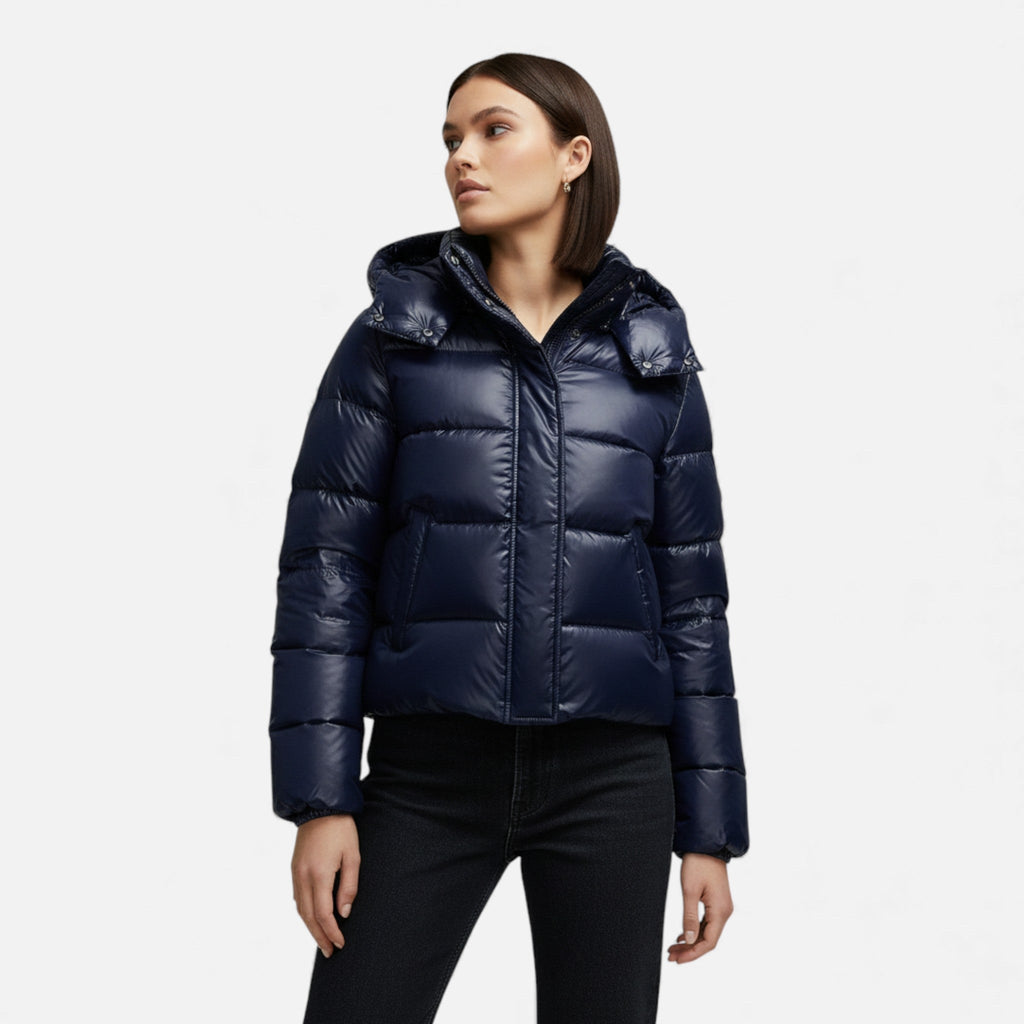 Sofia Maris | Women’s Retro Thick Hooded Winter Jacket