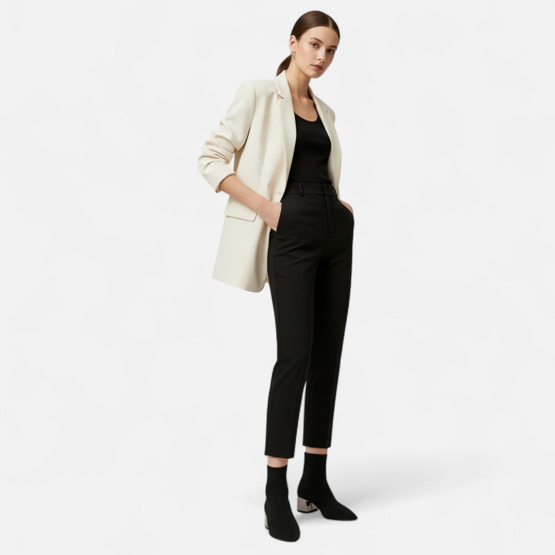 Sofia Maris Women’s Sock Boots – Sculpted Autumn Elegance - Sofia Maris