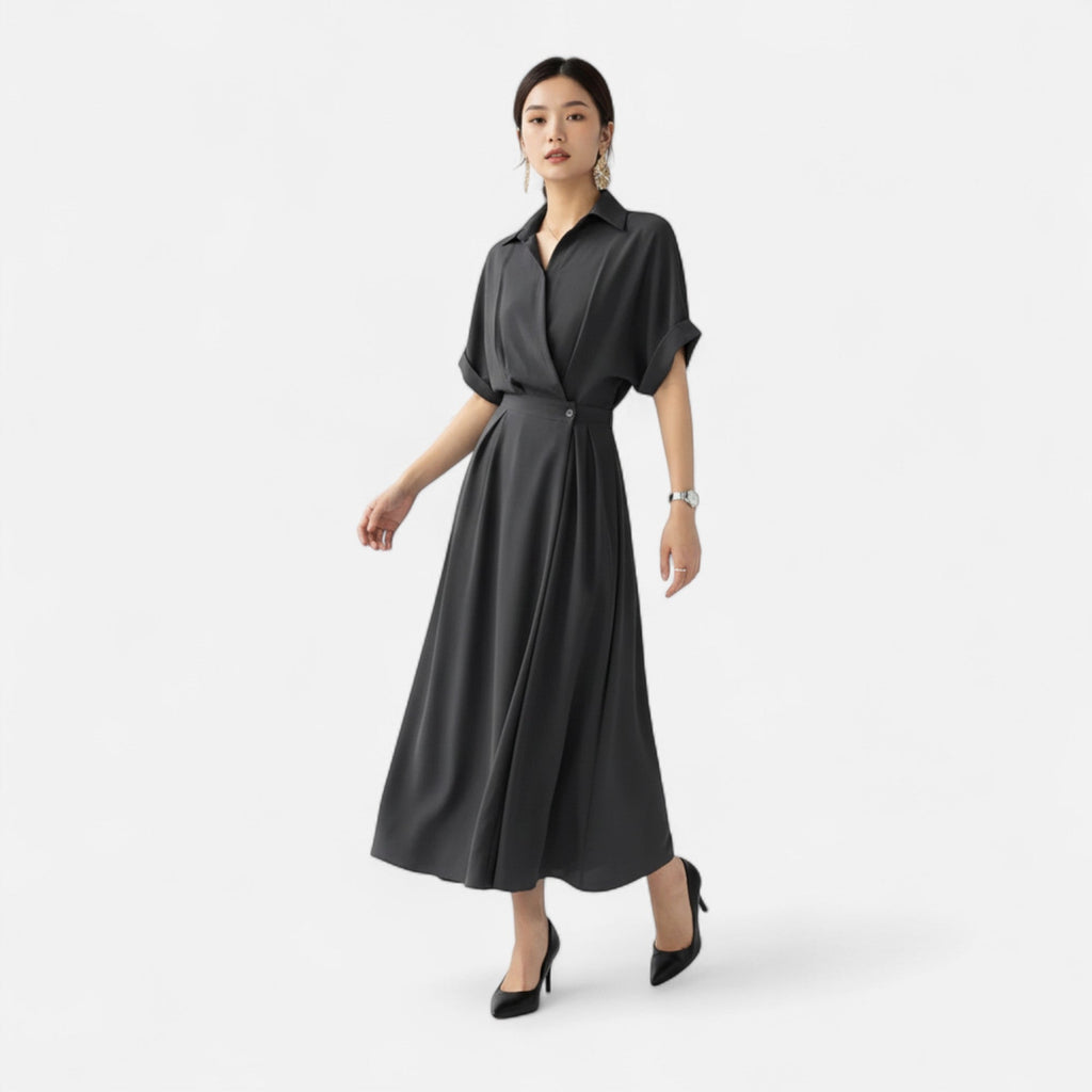 Sofia Maris | Women’s Shirt-Dress in Cotton-Blend Riviera Heritage
