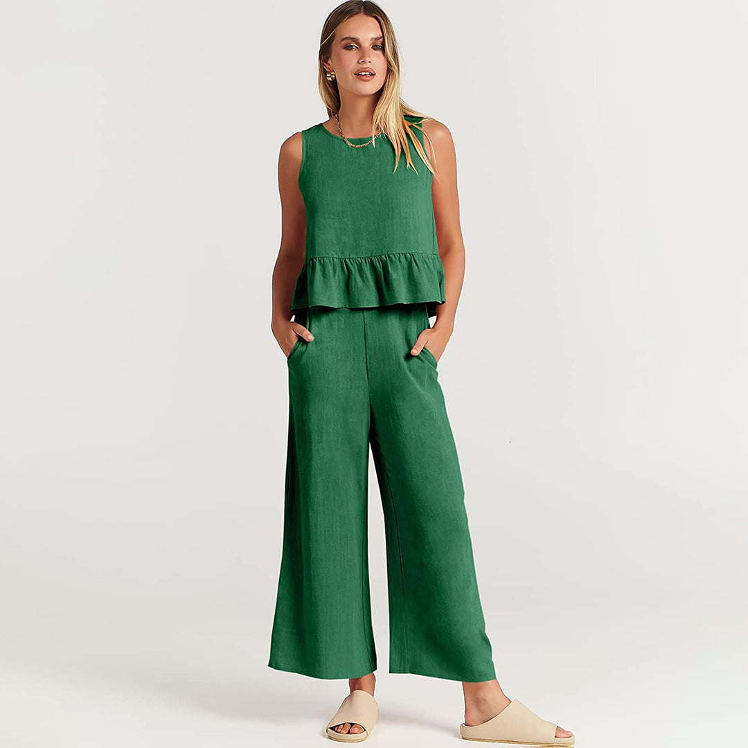 Rosanne - Two-Piece Jumpsuit Dress Stylish and Versatile