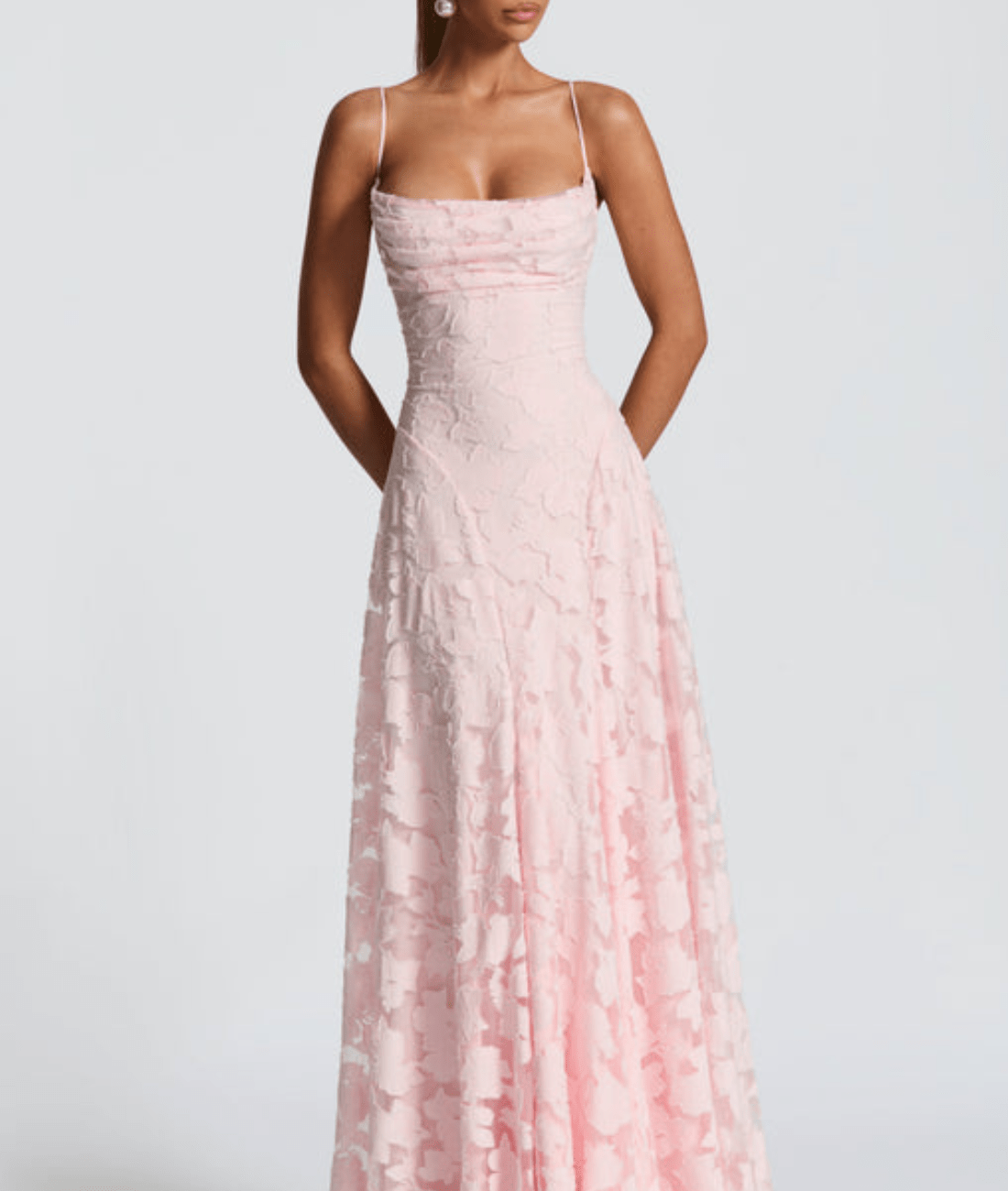 Helia – Floral Pattern Sleeveless Maxi Dress