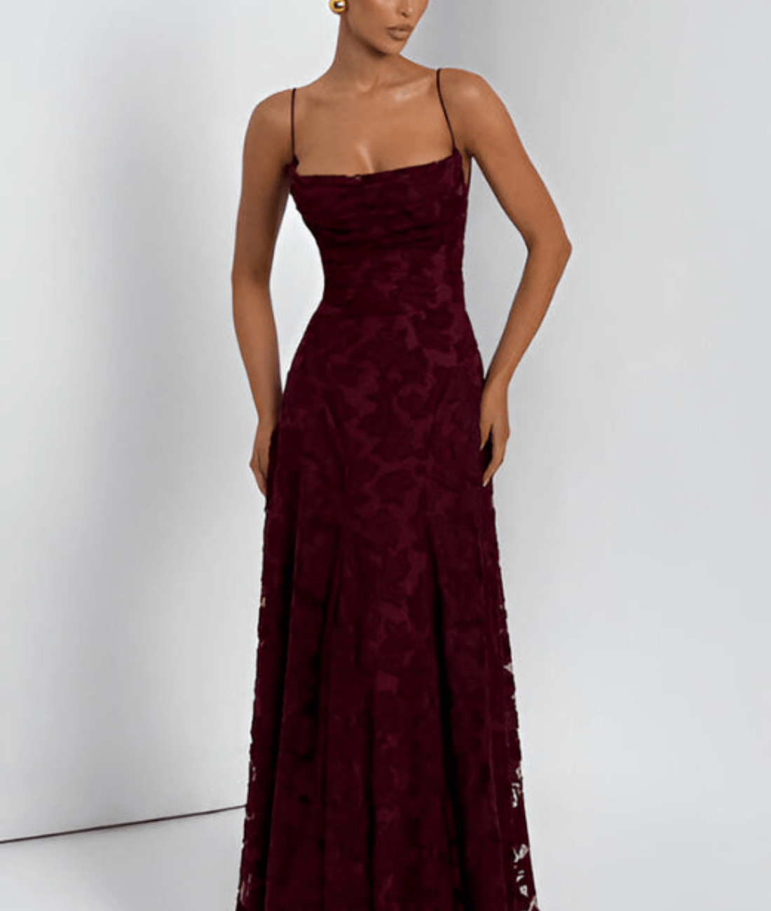 Helia – Floral Pattern Sleeveless Maxi Dress